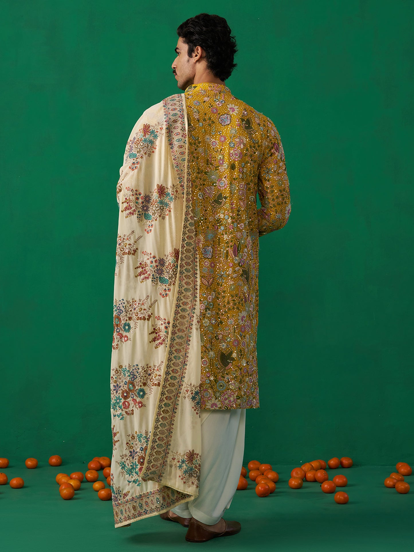 PHOOLPANKH HALDI KURTA SET