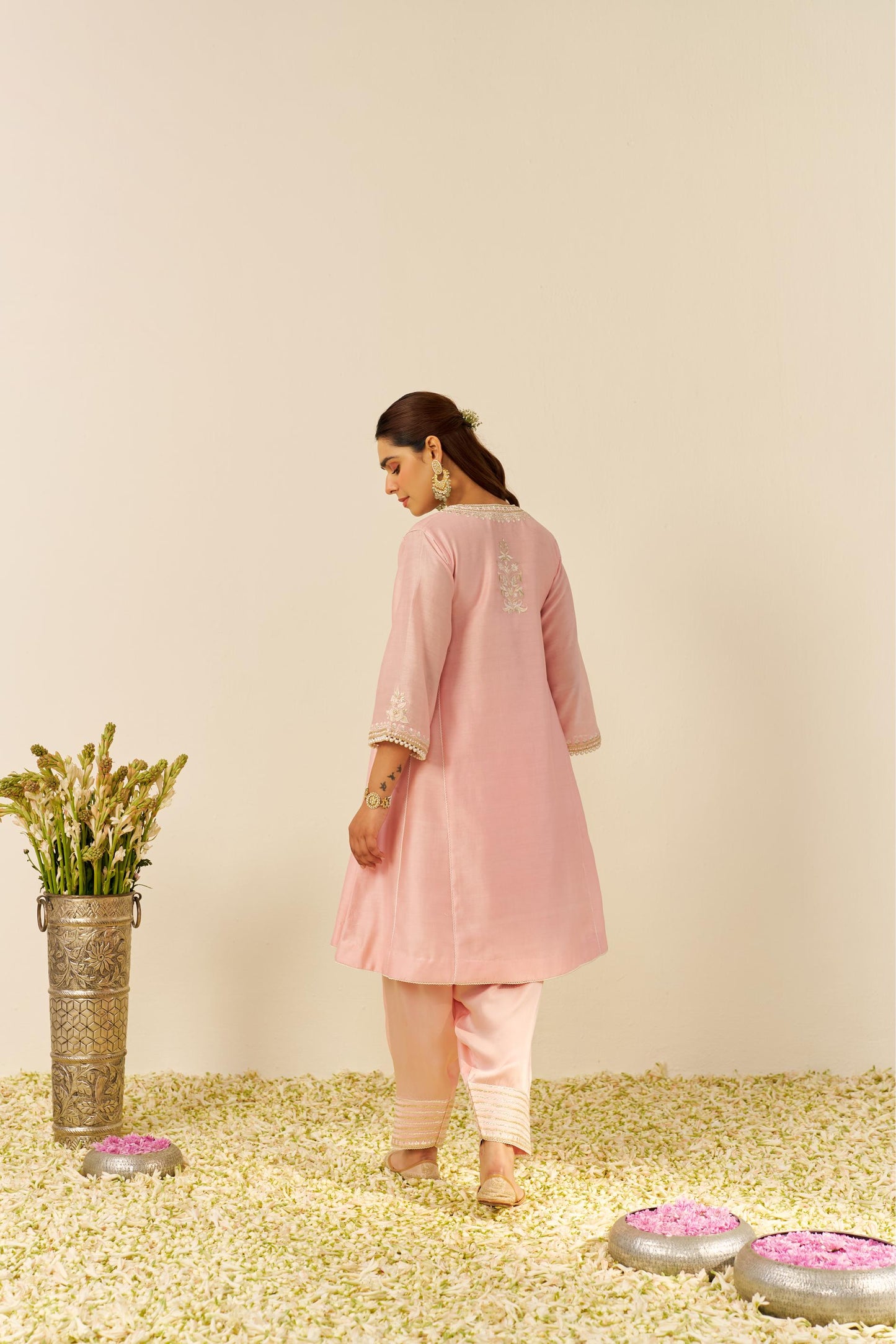 AIZA - SHORT CHAUGA WITH SALWAR