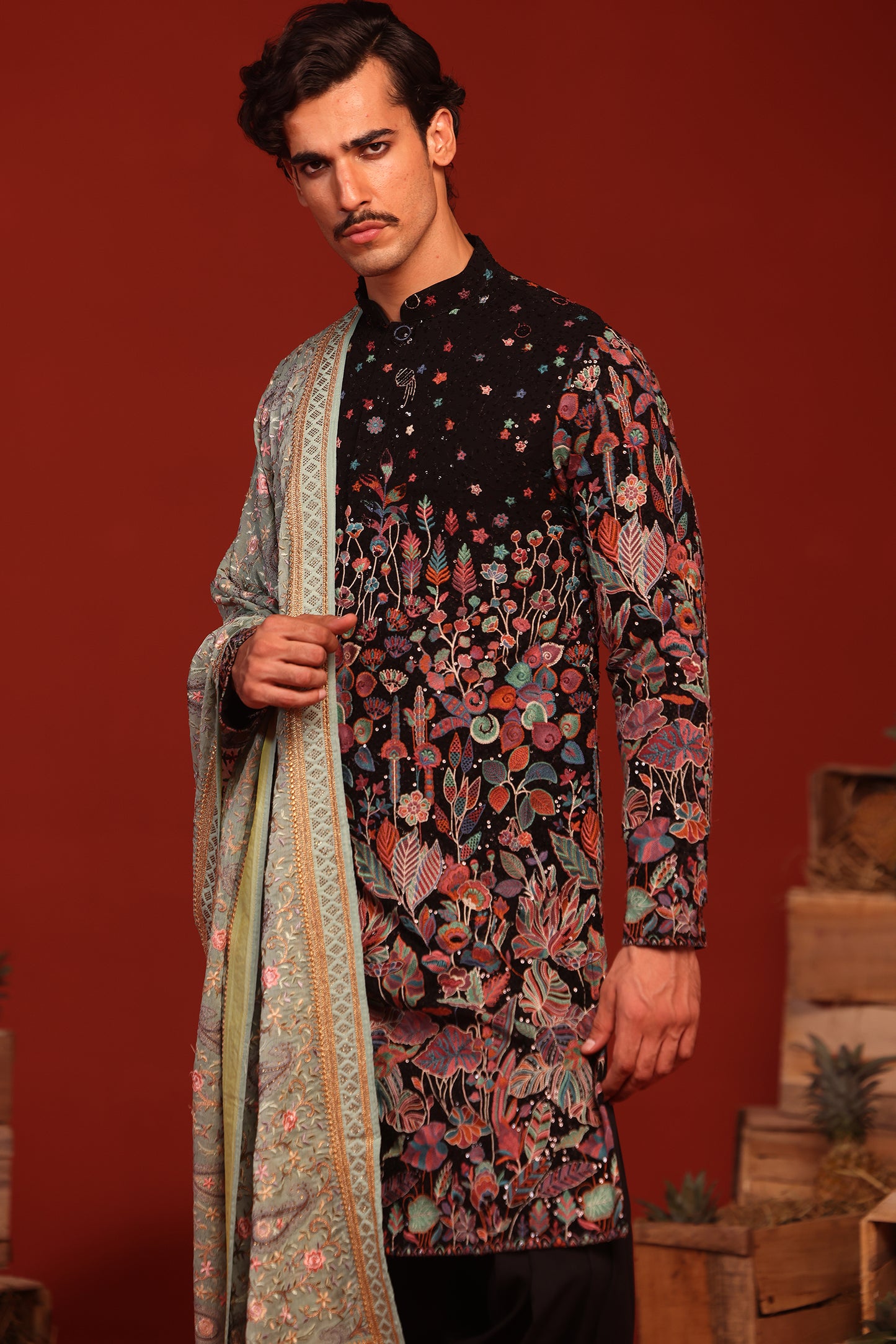 SHASHWAT BLACK KURTA SET