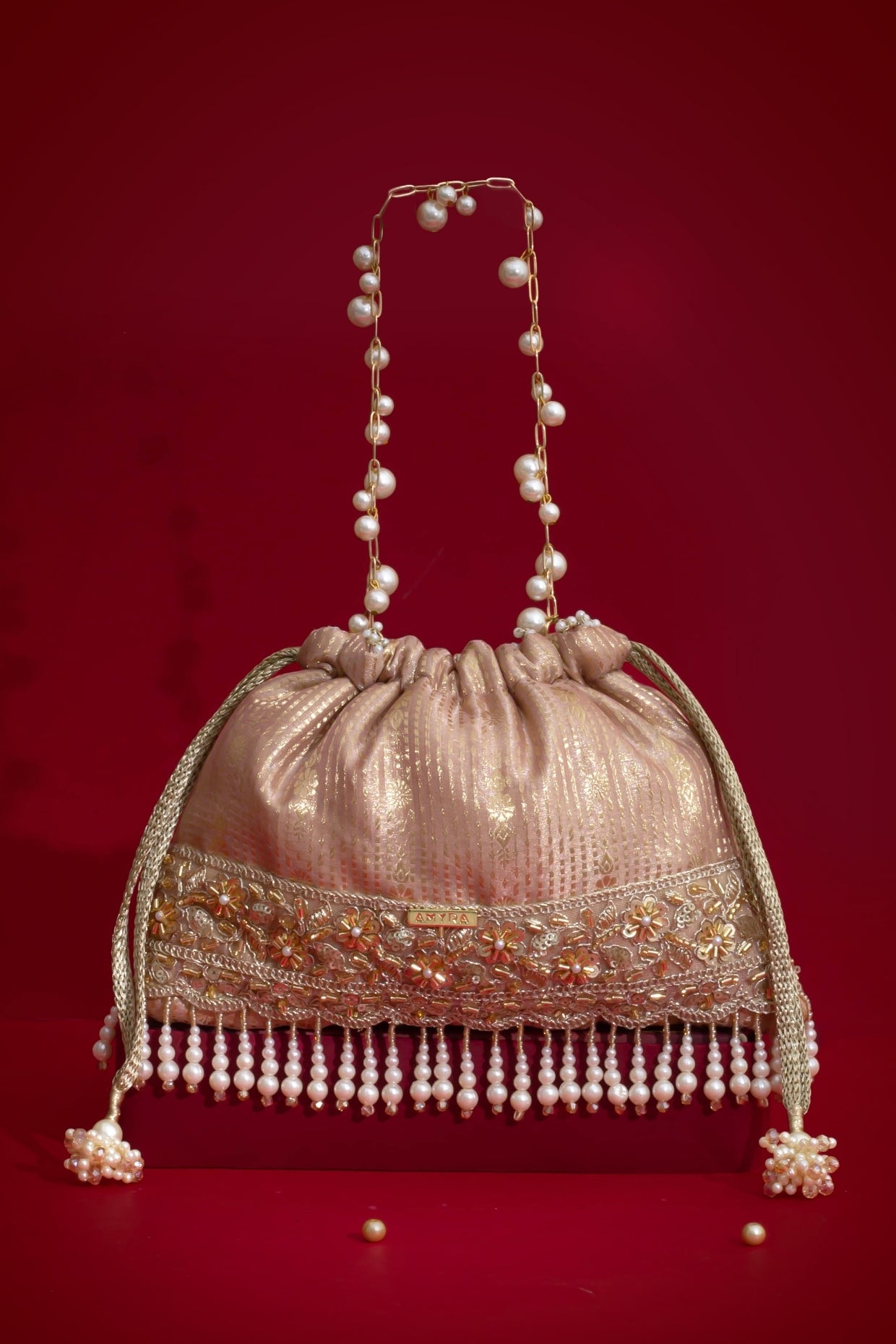 VIVAAH EMBELLISHED POTLI - PINK