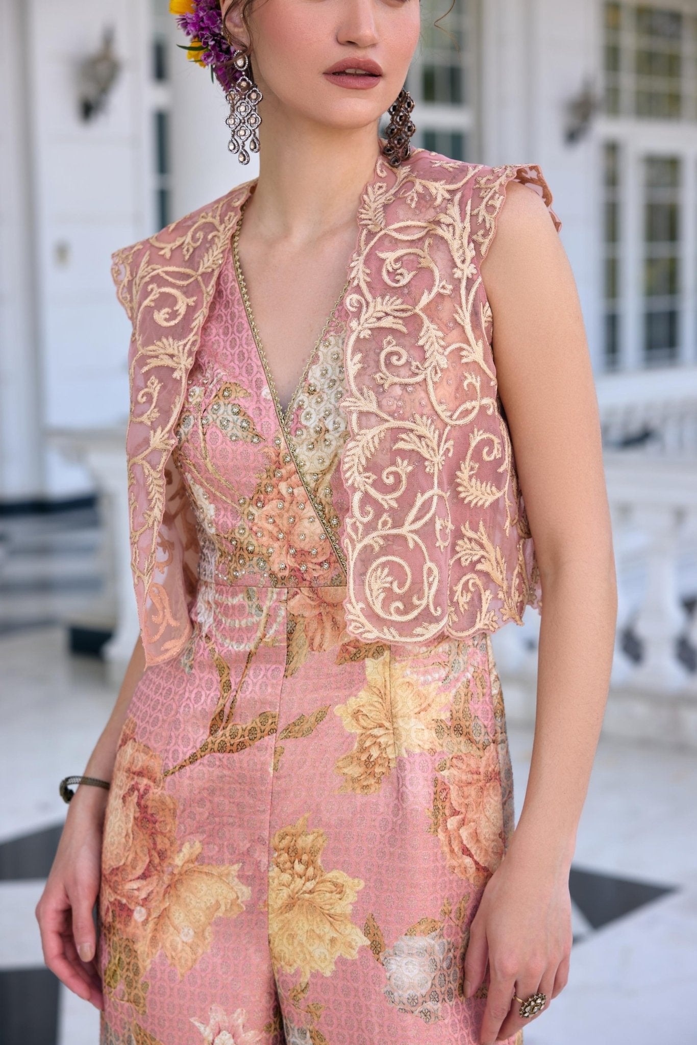 ALYSA JUMPSUIT - White Maison de Couture