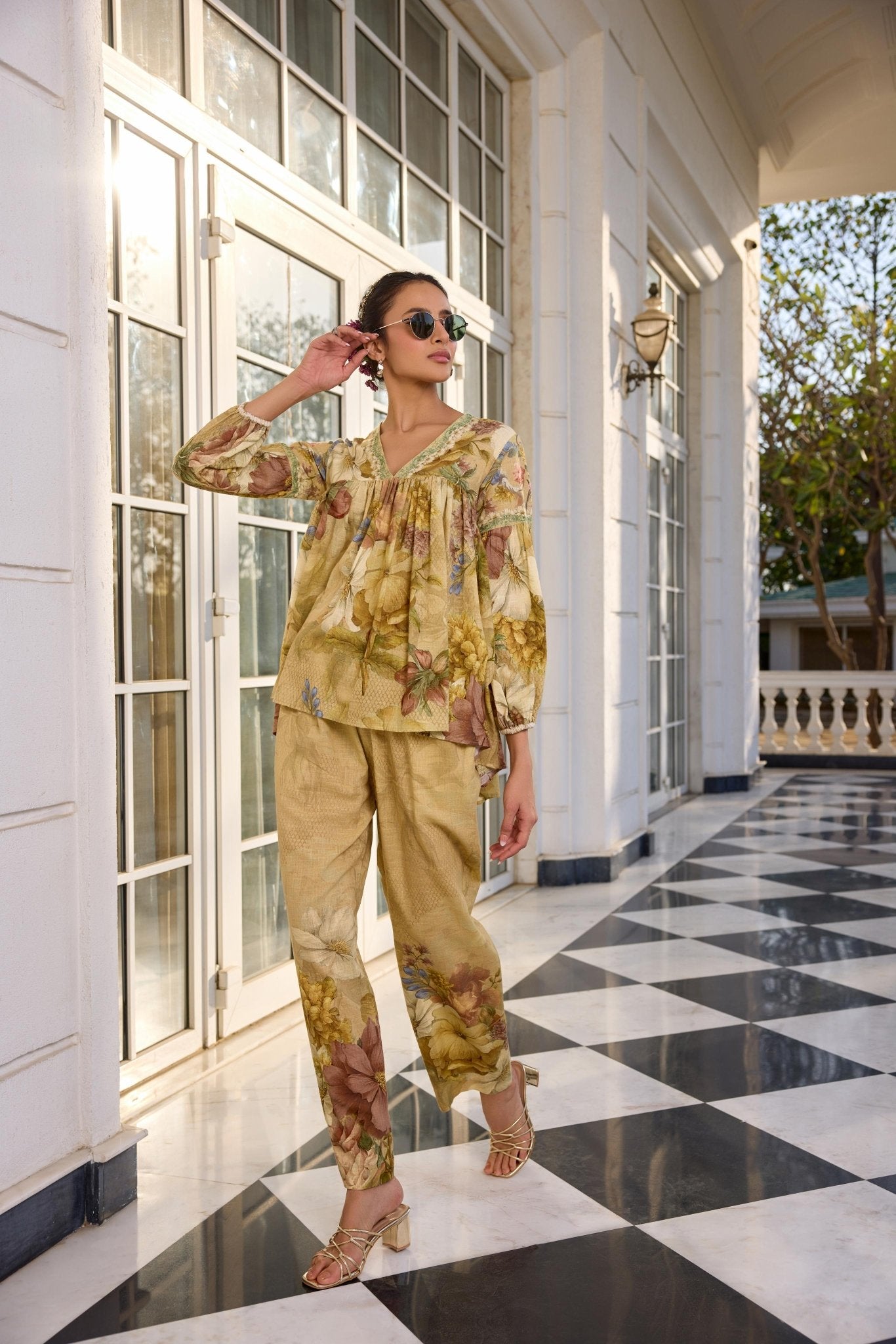ANAISHA CO - ORD SET - White Maison de Couture