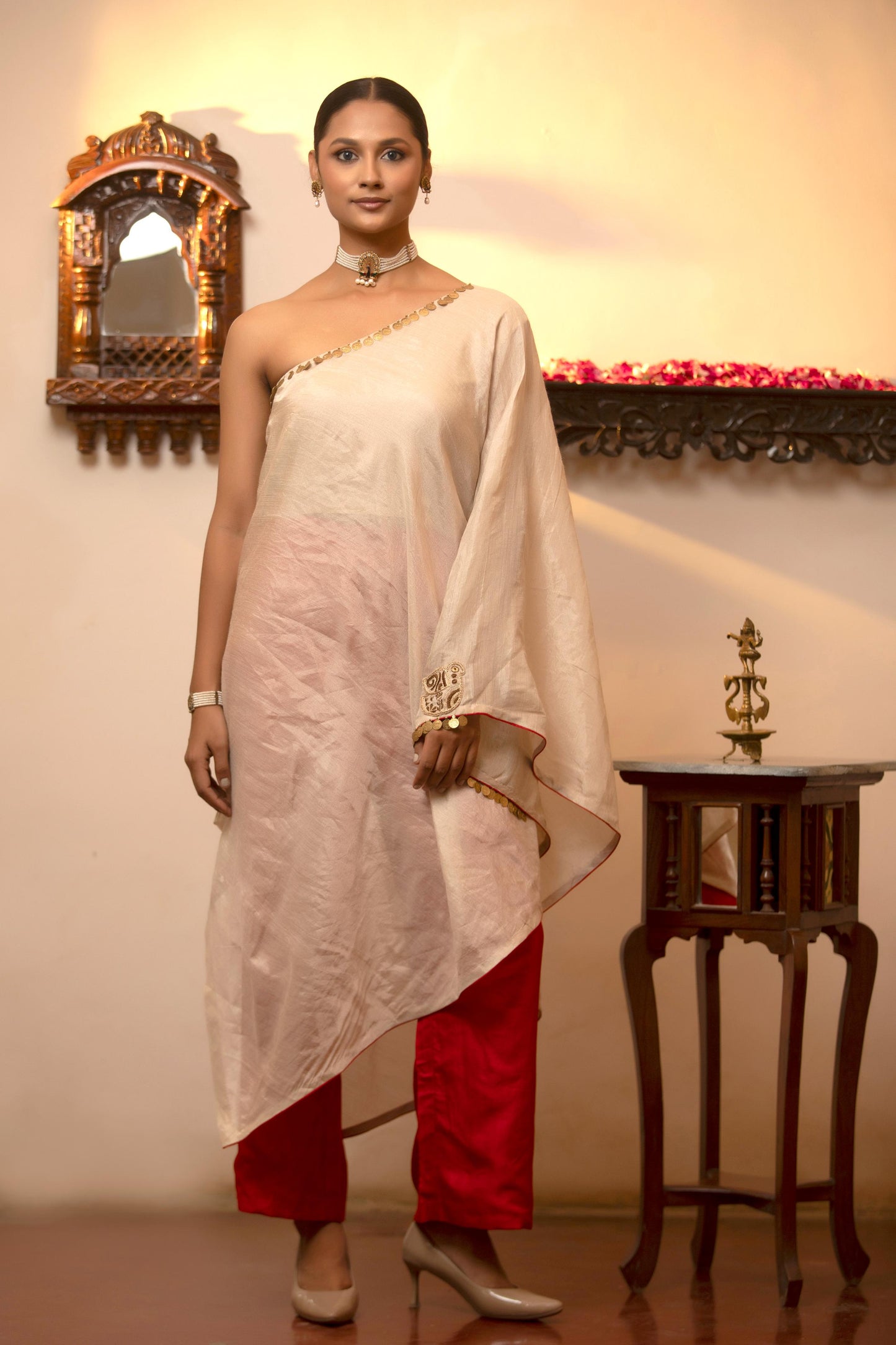ONE SIDE KURTA SET