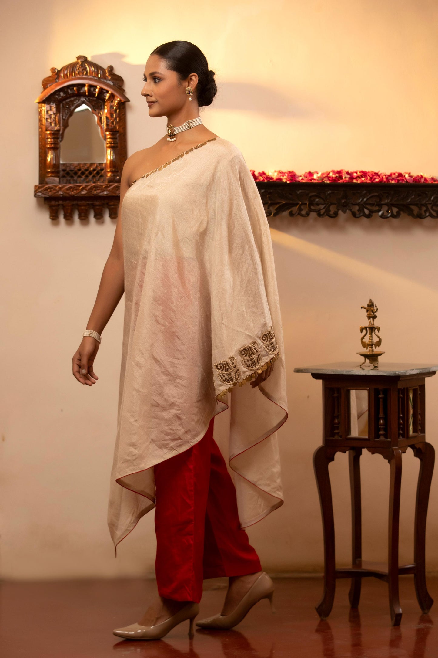 ONE SIDE KURTA SET