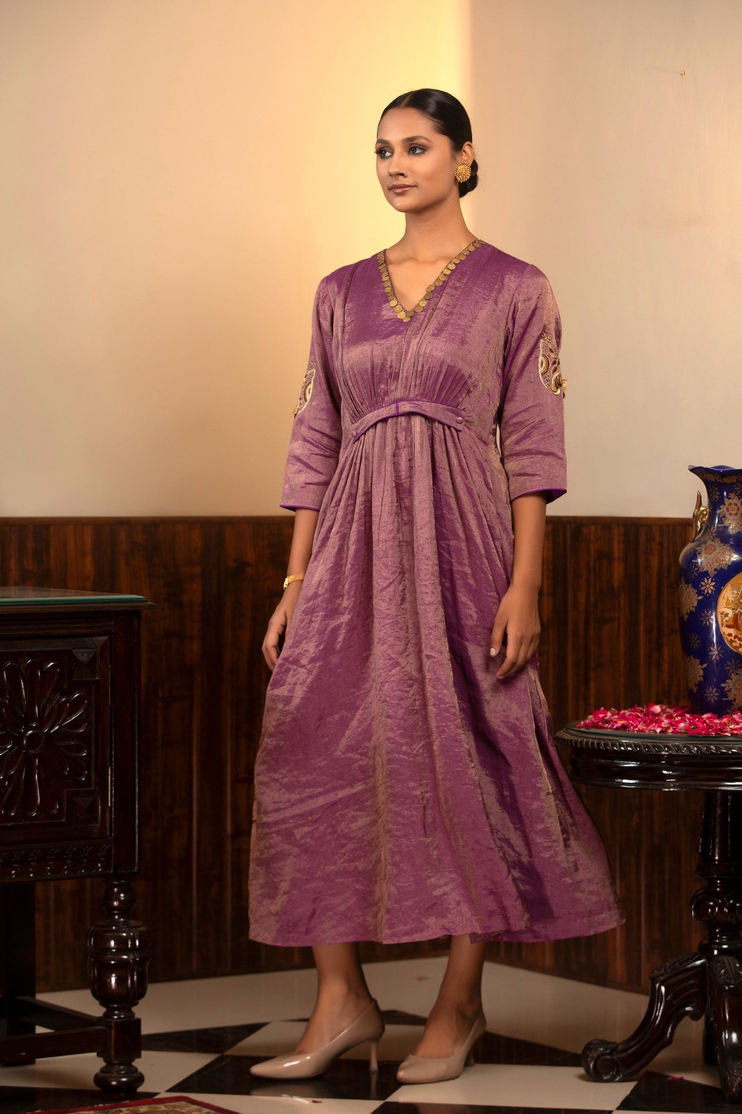 PURPLE DRESS