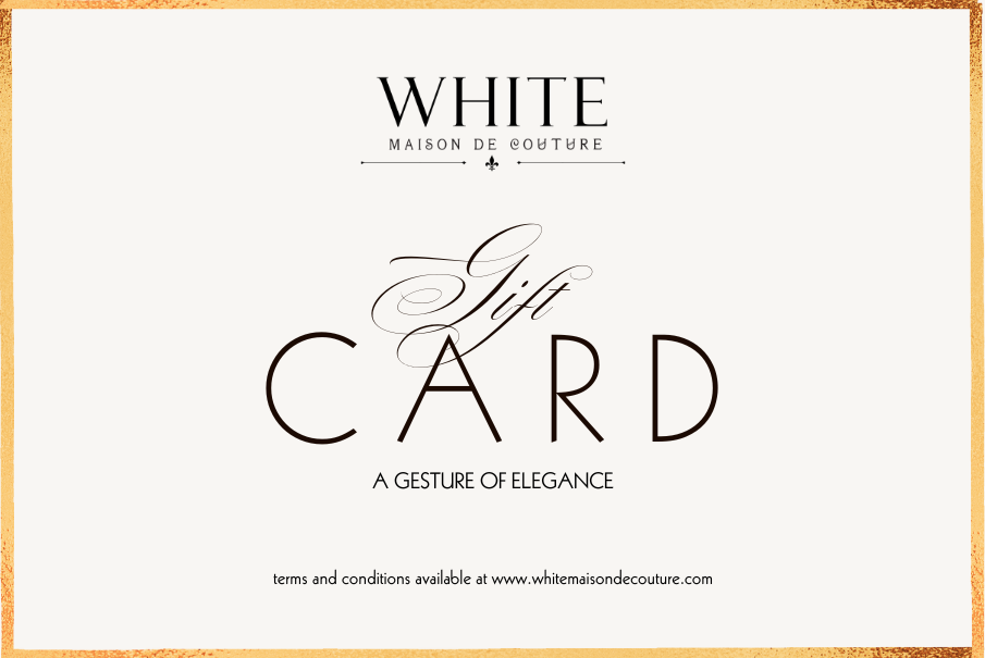 White Maison de Couture Gift Card