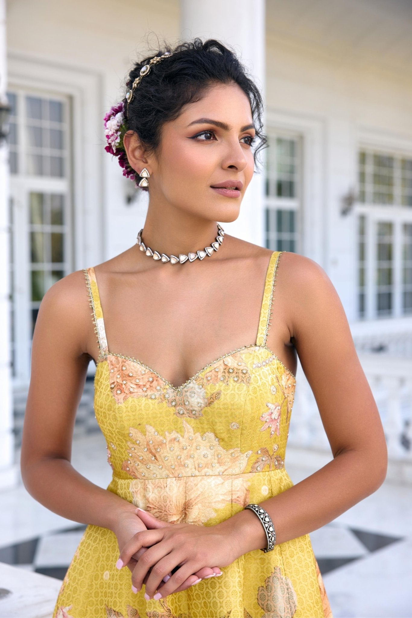 HANA DRESS - White Maison de Couture