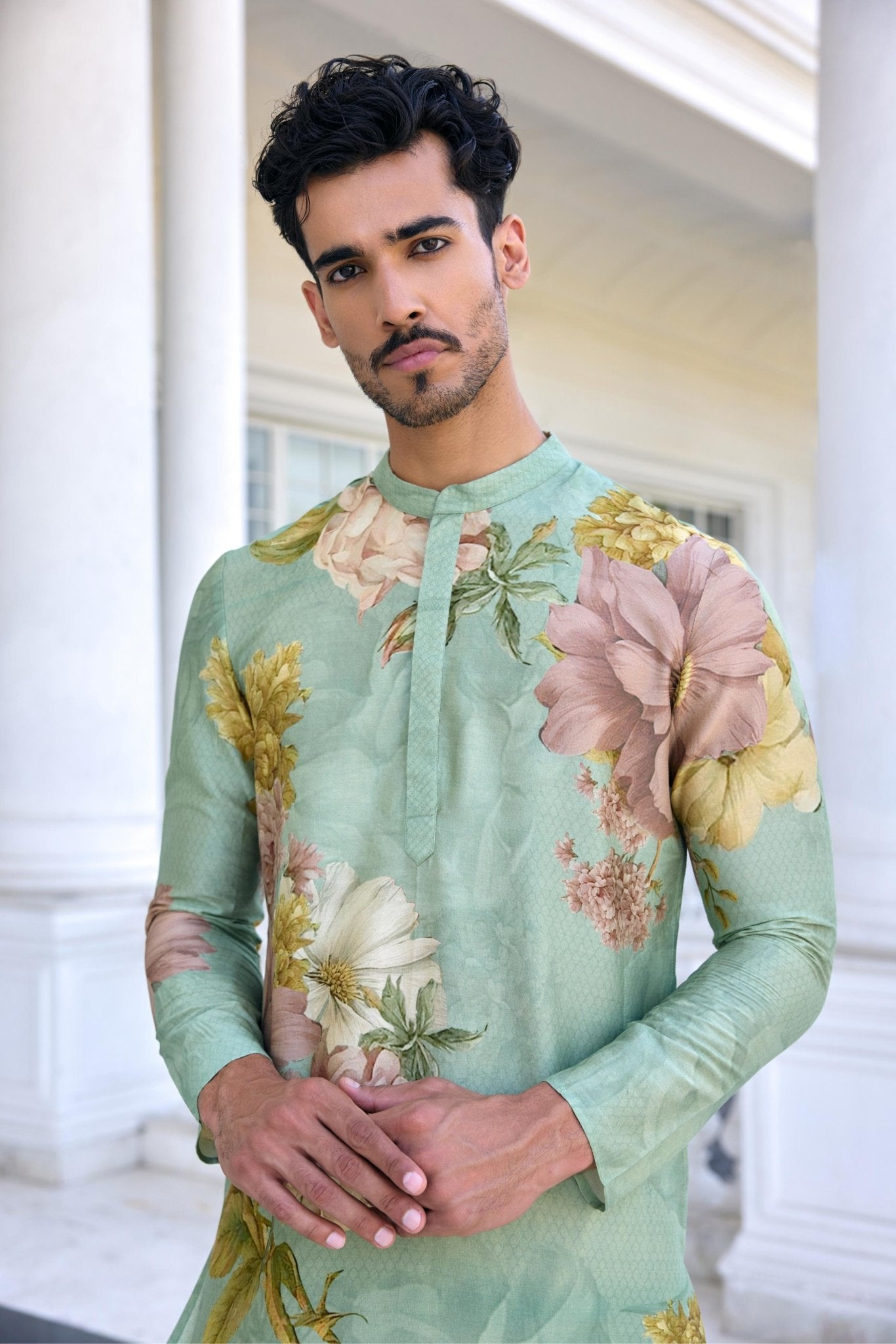 ILYAZ KURTA SET - White Maison de Couture
