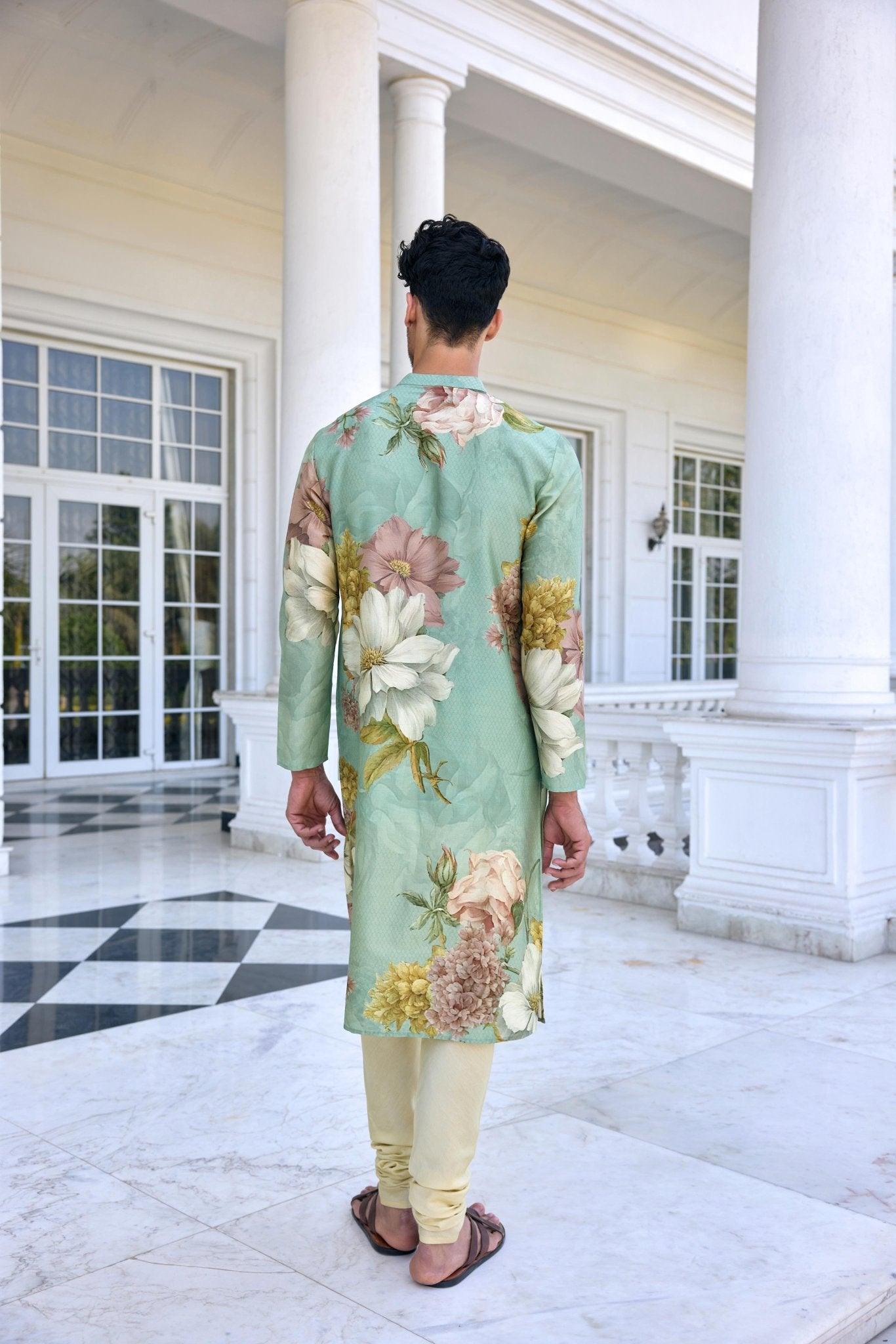 ILYAZ KURTA SET - White Maison de Couture