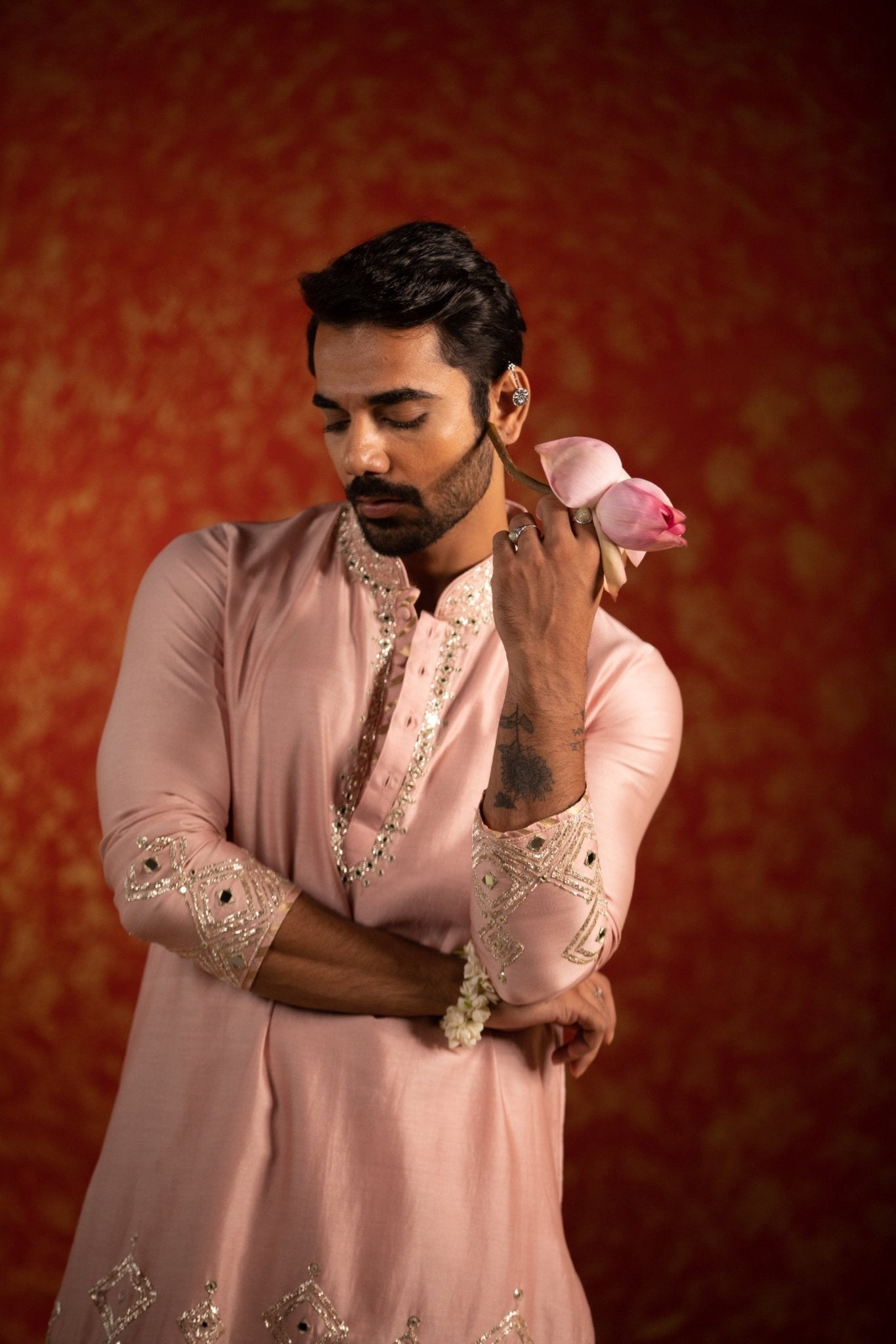 KITE KURTA SET - White Maison de Couture