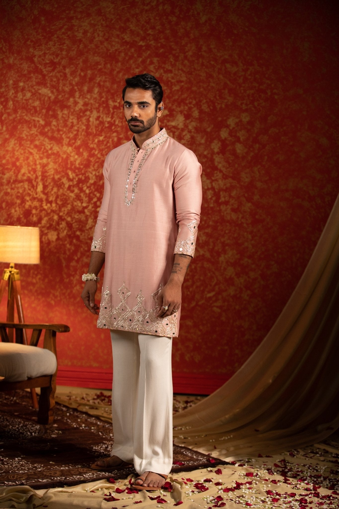 KITE KURTA SET - White Maison de Couture