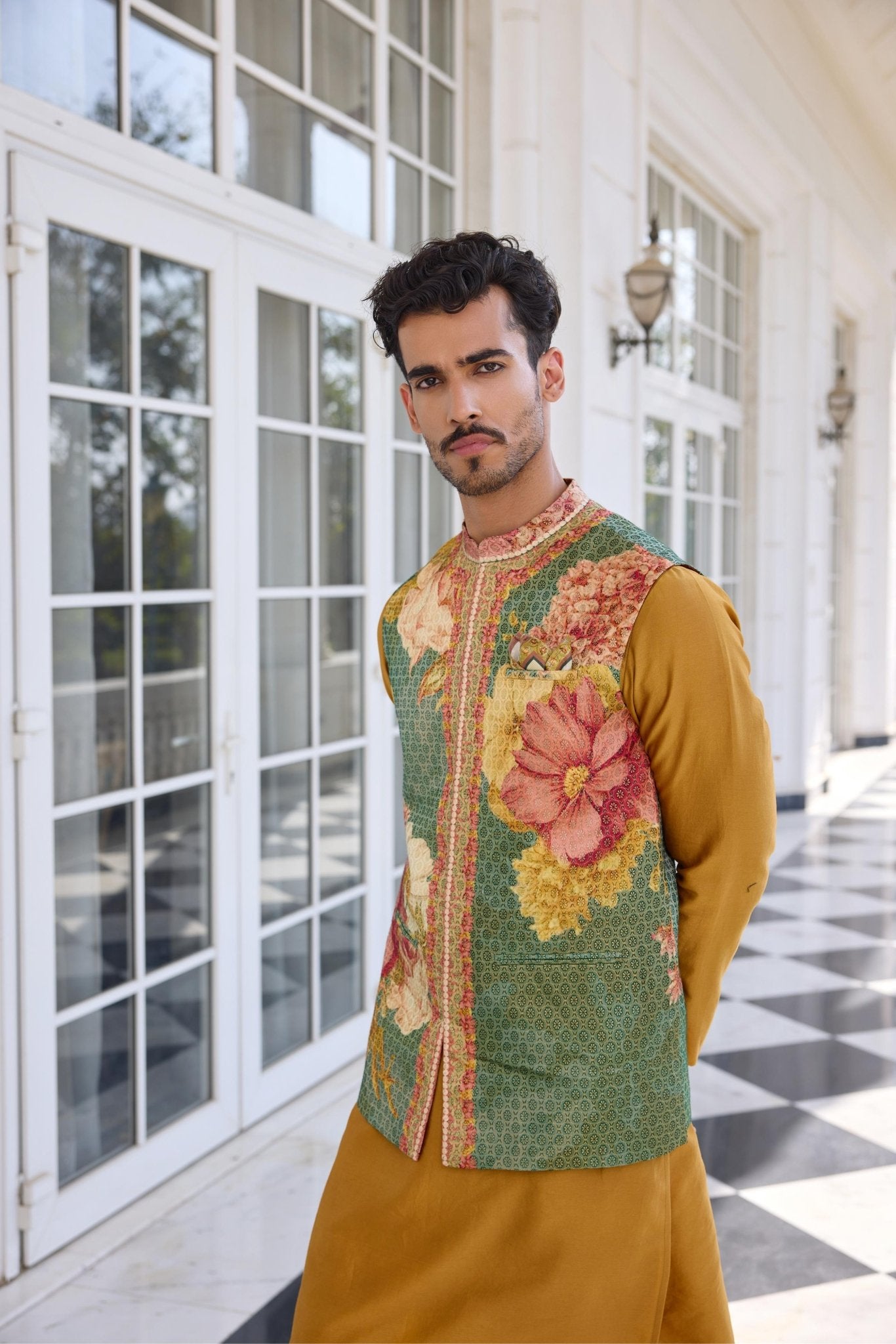 MAHIR BANDI SET - White Maison de Couture