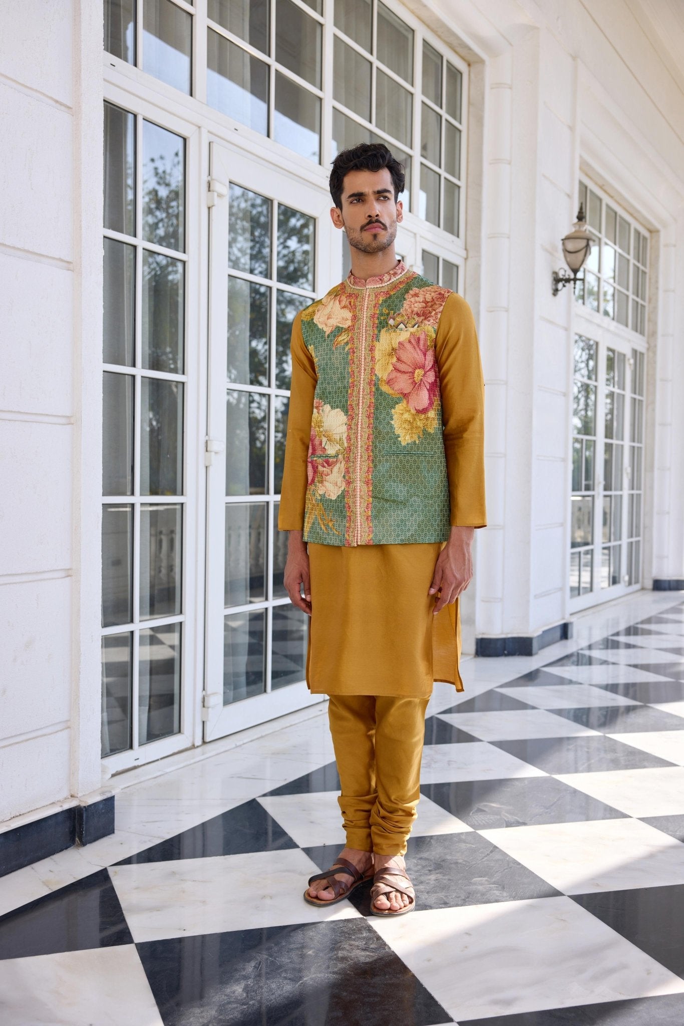 MAHIR BANDI SET - White Maison de Couture