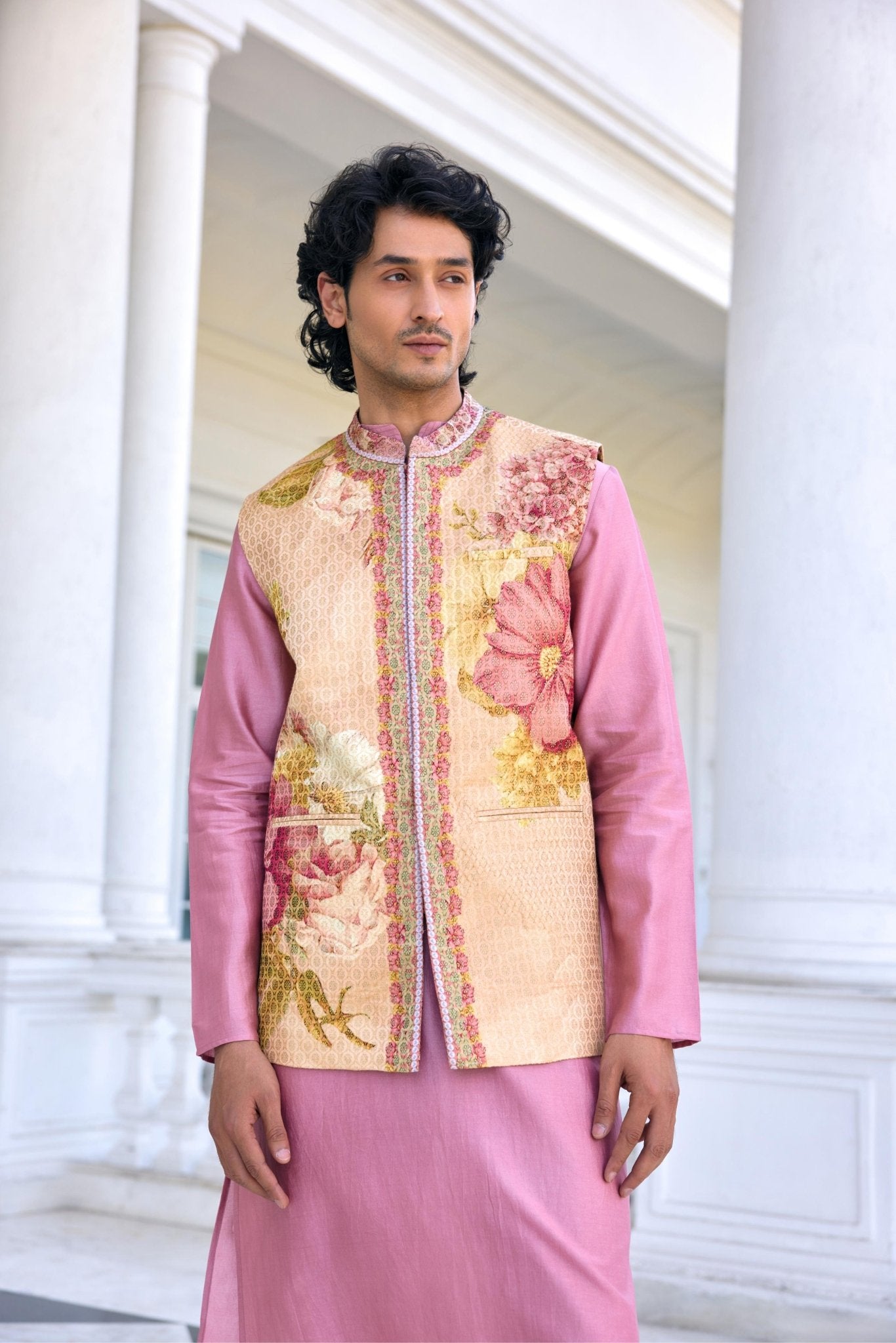 MAHIR BANDI SET - White Maison de Couture
