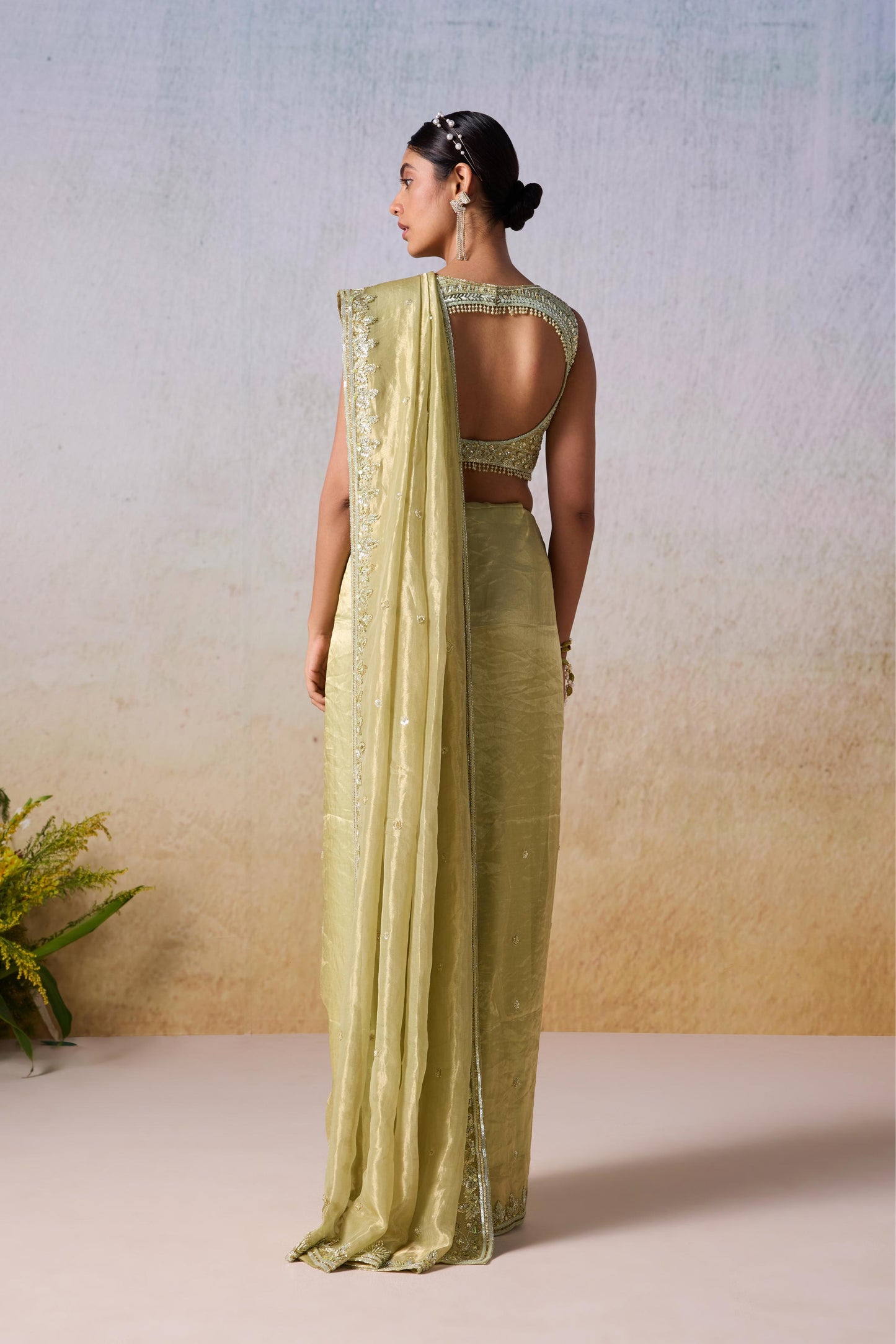 SAGE GREEN SAREE