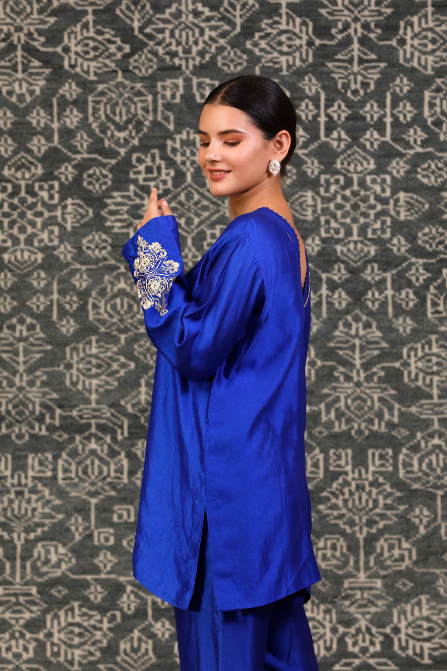 NOOR BLUE KURTA SET