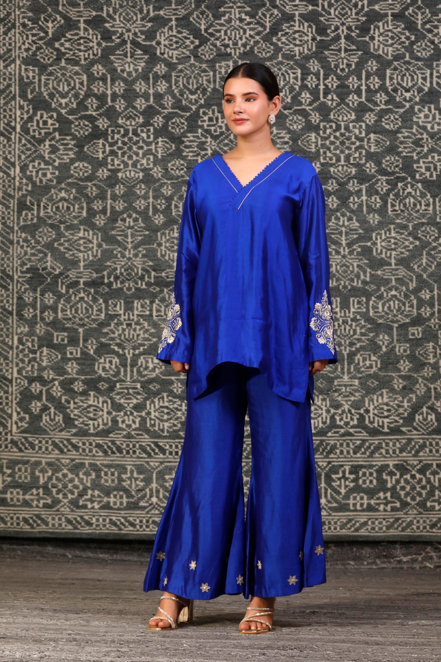 NOOR BLUE KURTA SET