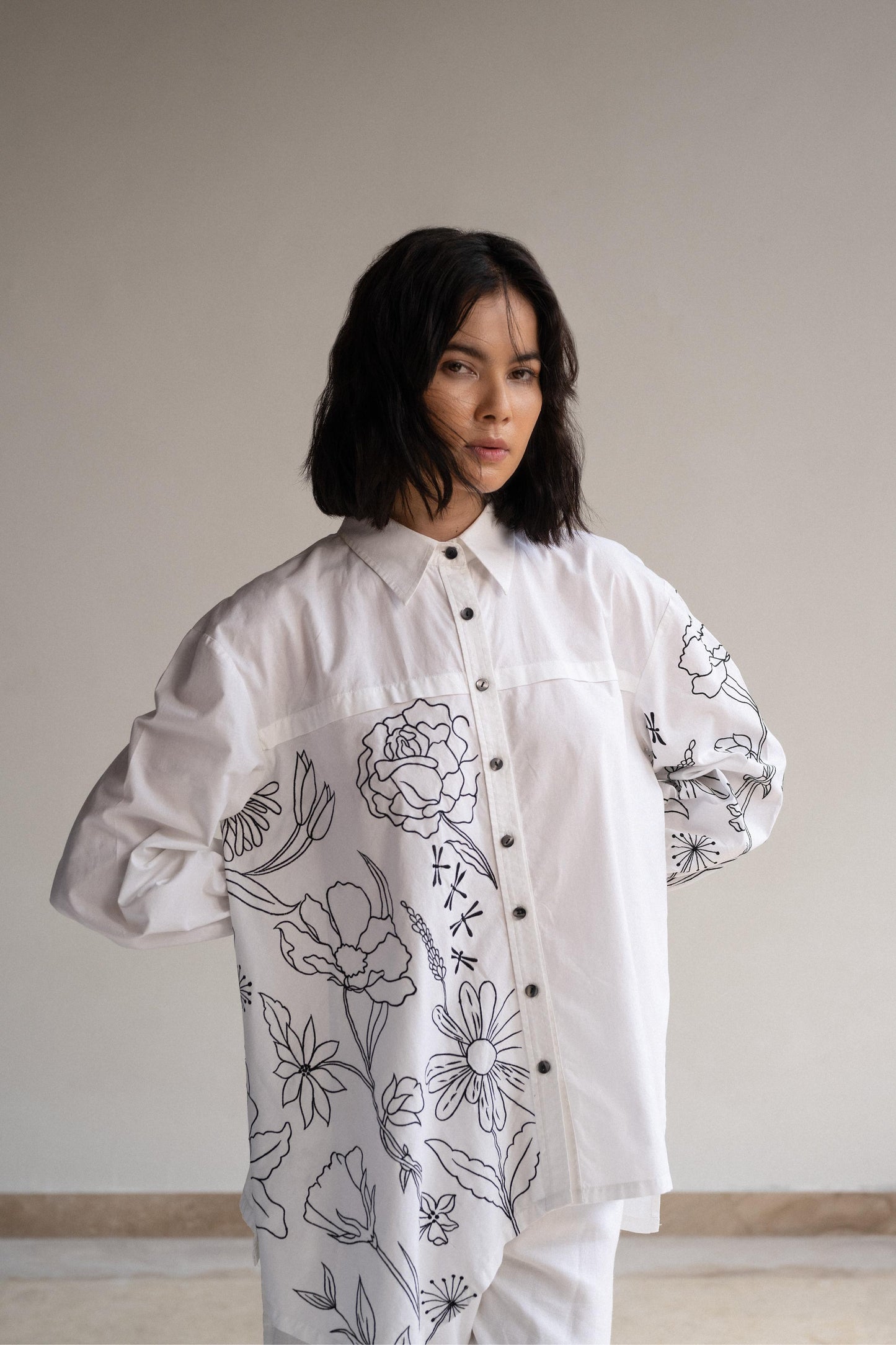 BLOSSOM WHITE SHIRT