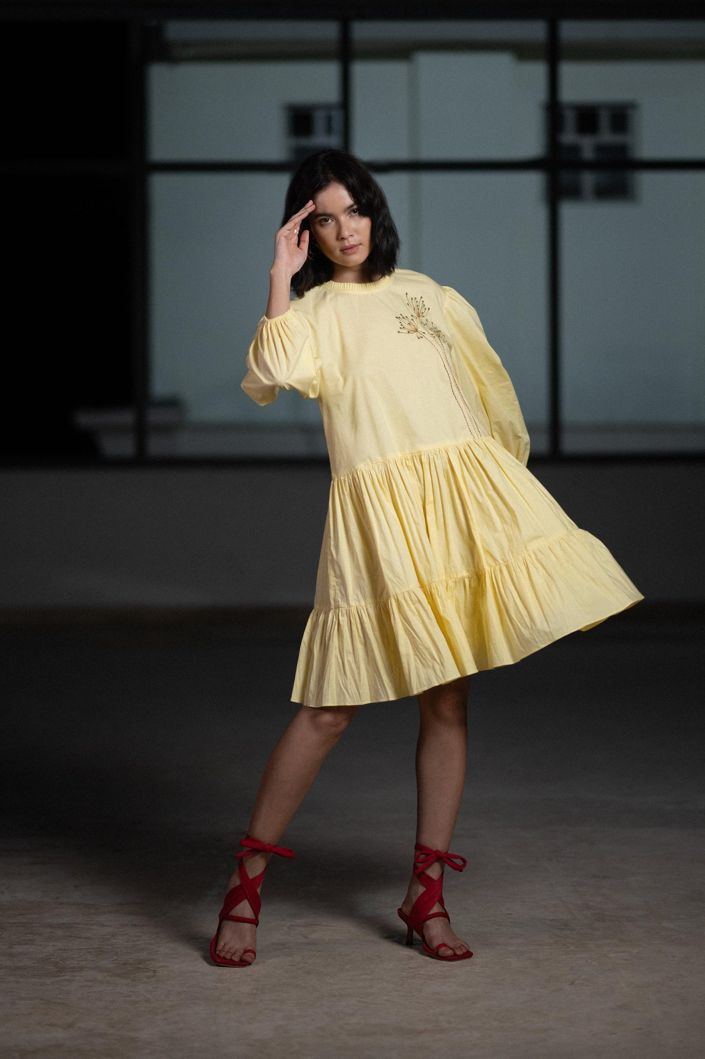 DANDELLION TIERED DRESS