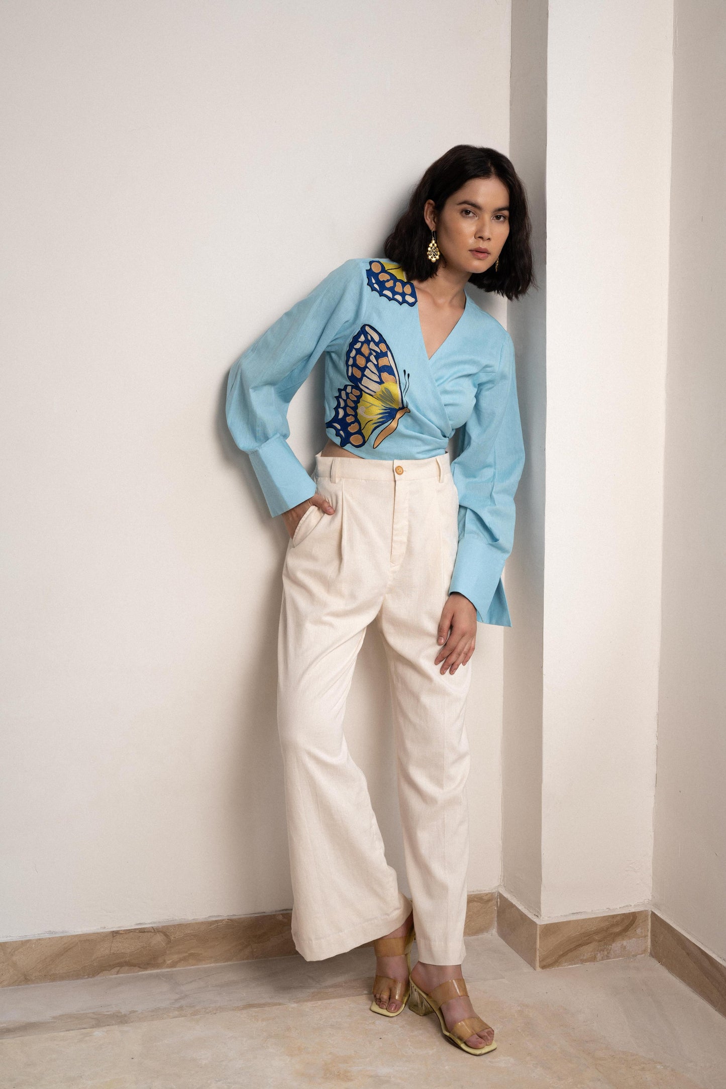 BLUE SKIES BLOUSE