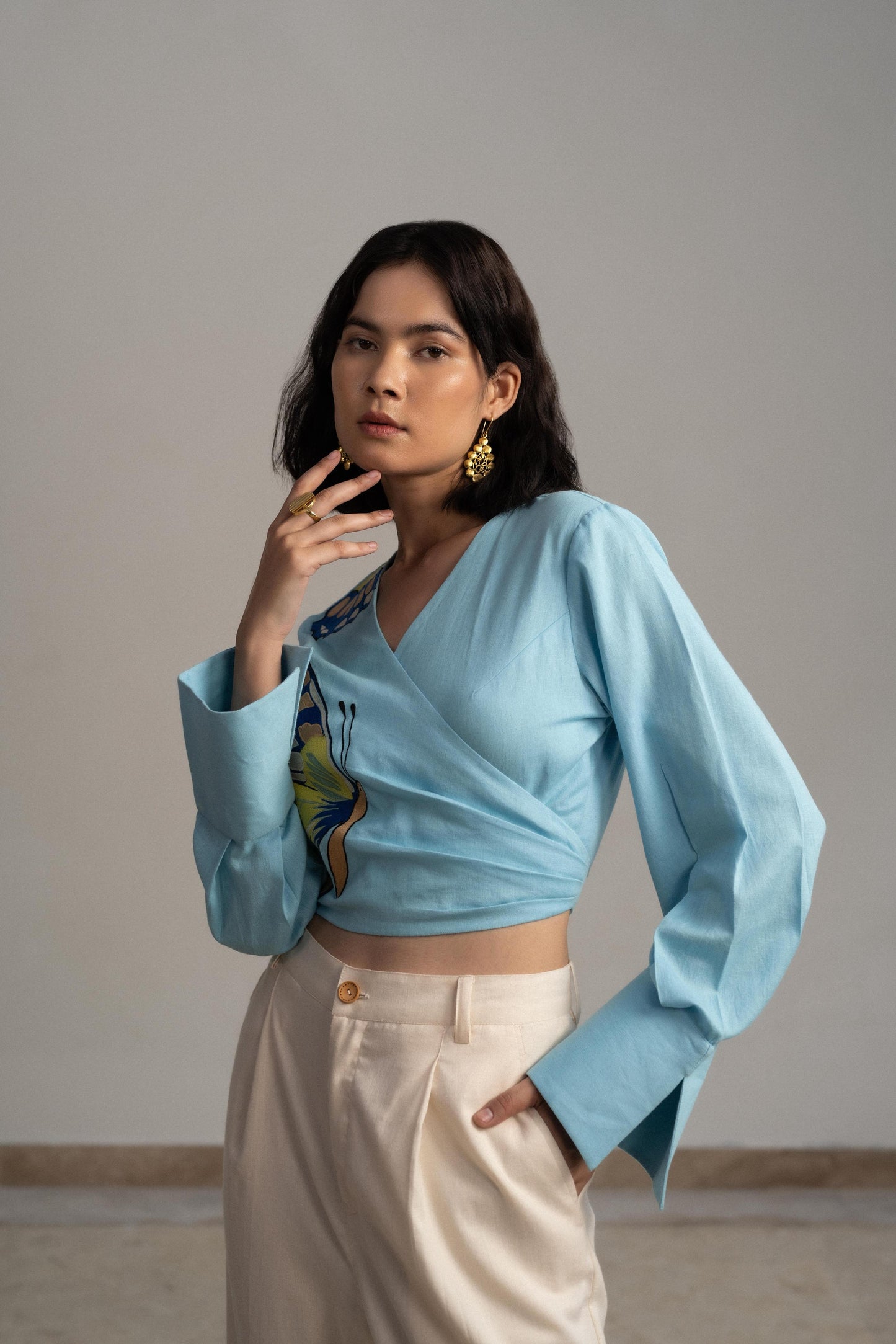 BLUE SKIES BLOUSE