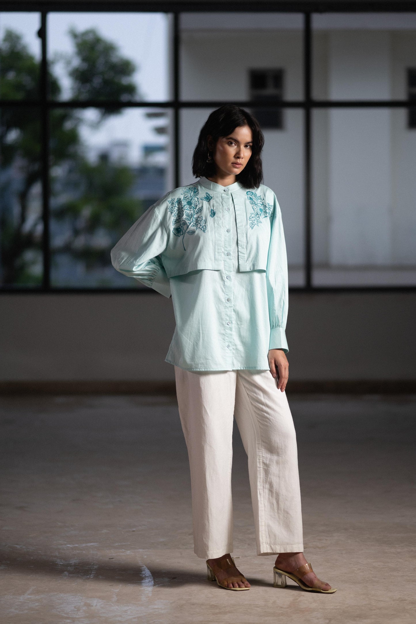 OVERSIZED WINGED SHIRT