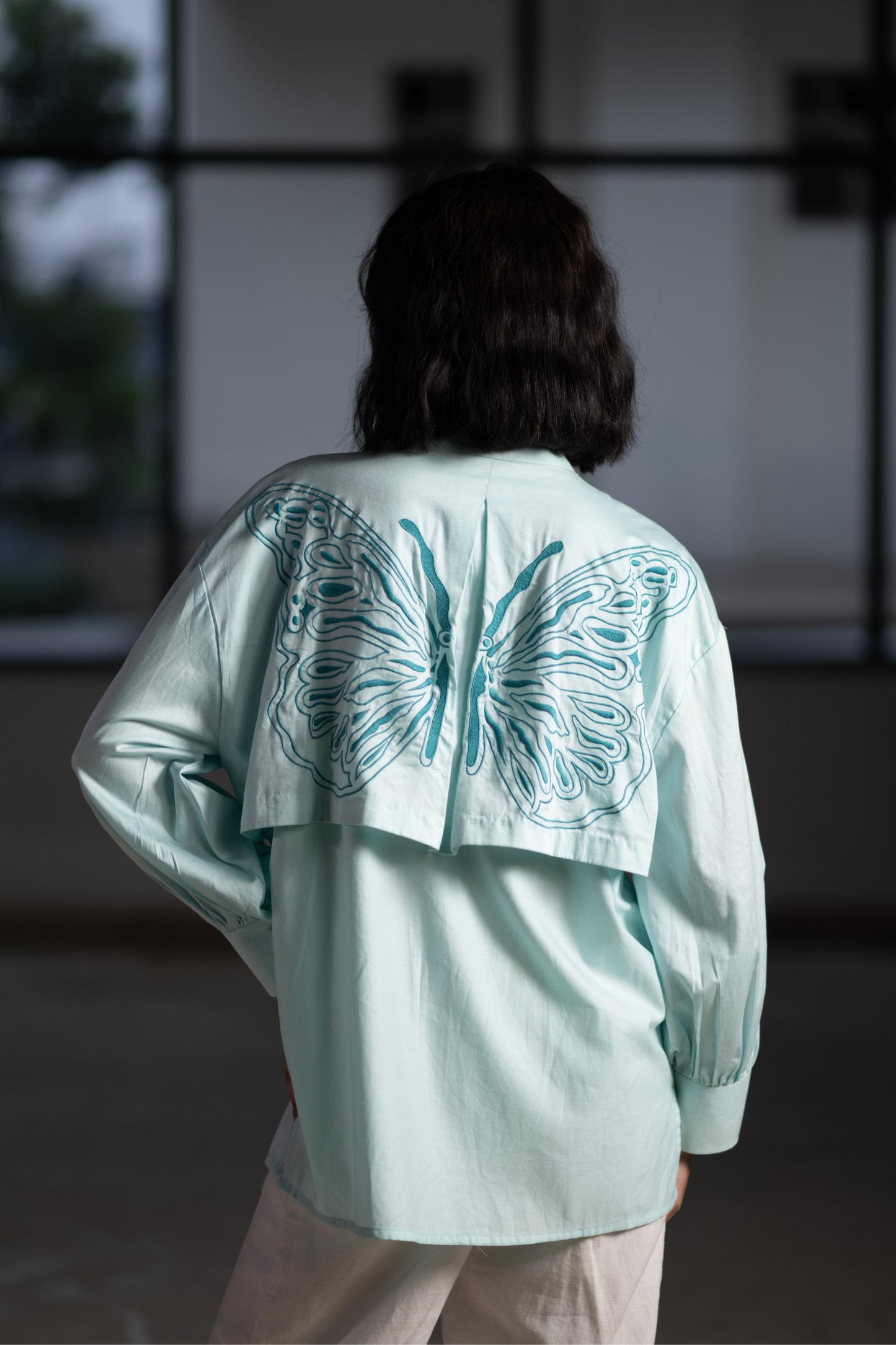 OVERSIZED WINGED SHIRT