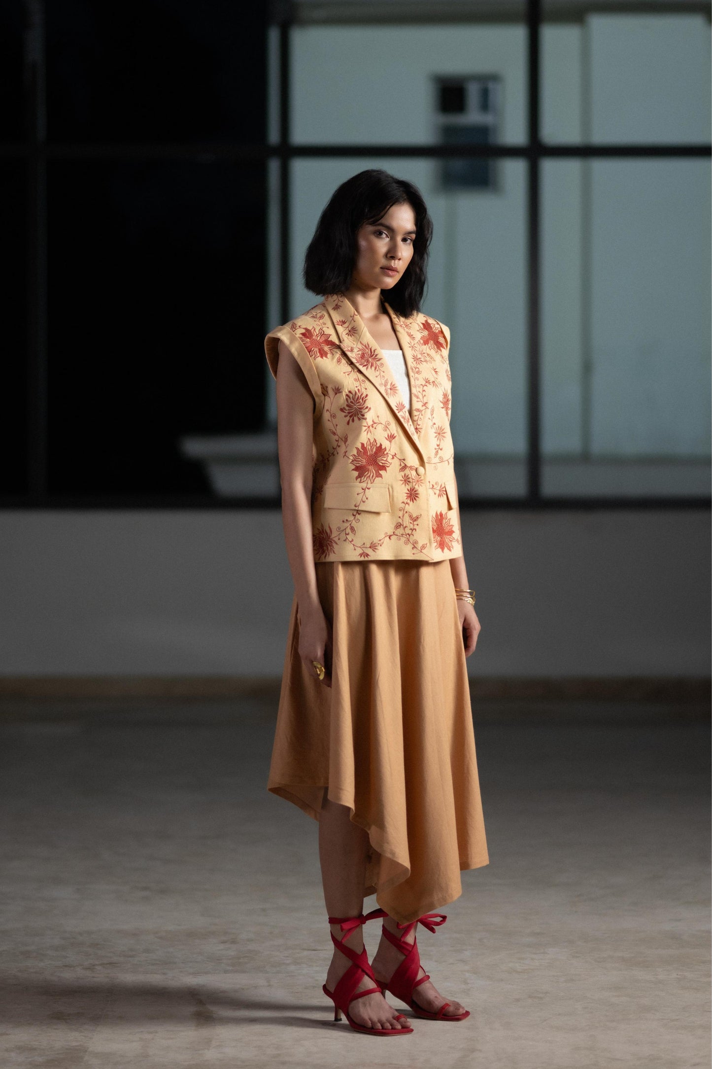 SAND BROWN SKIRT