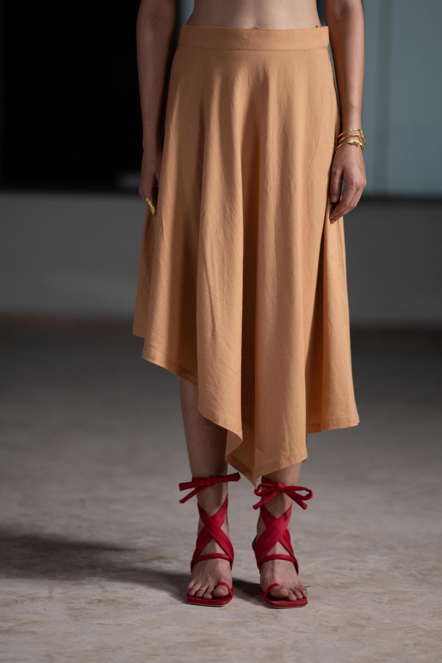 SAND BROWN SKIRT