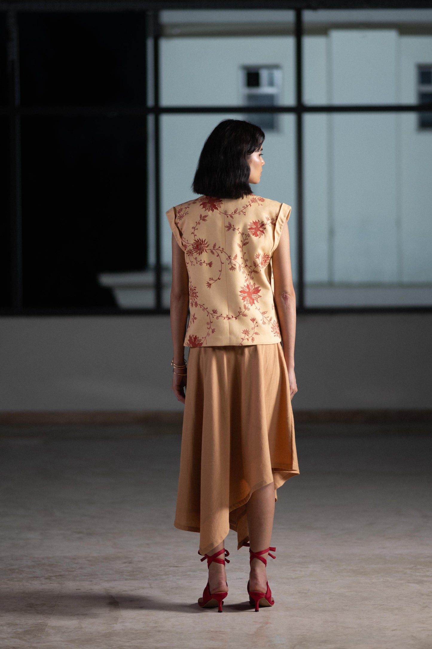 SAND BROWN SKIRT