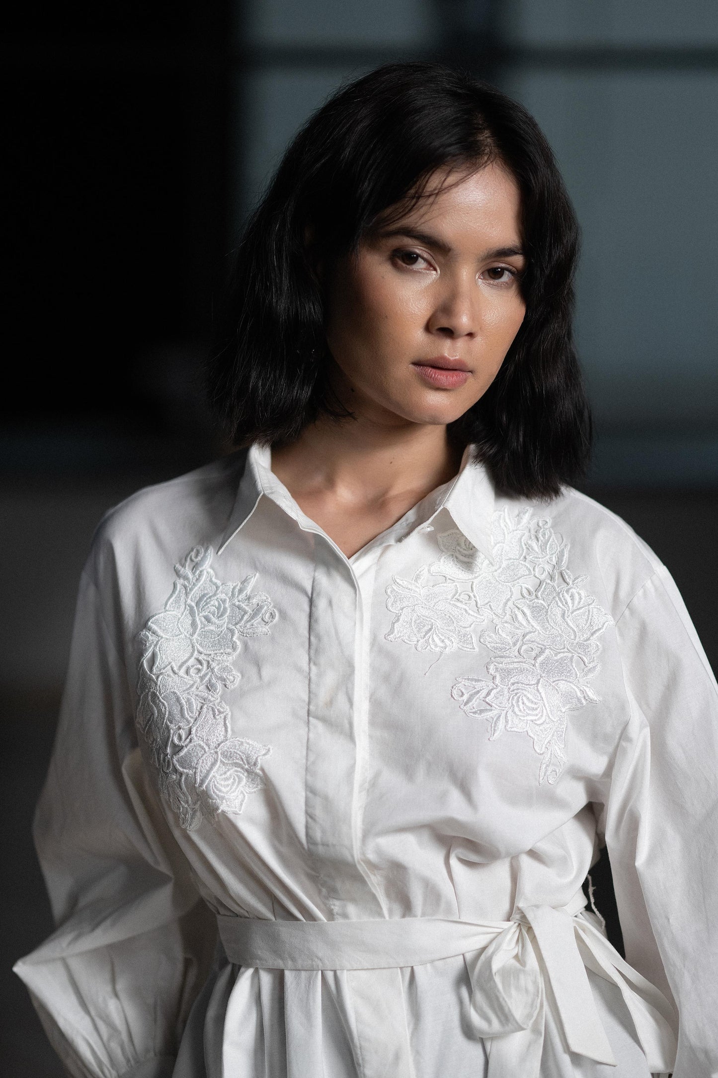 IVORY ROSE SHIRT