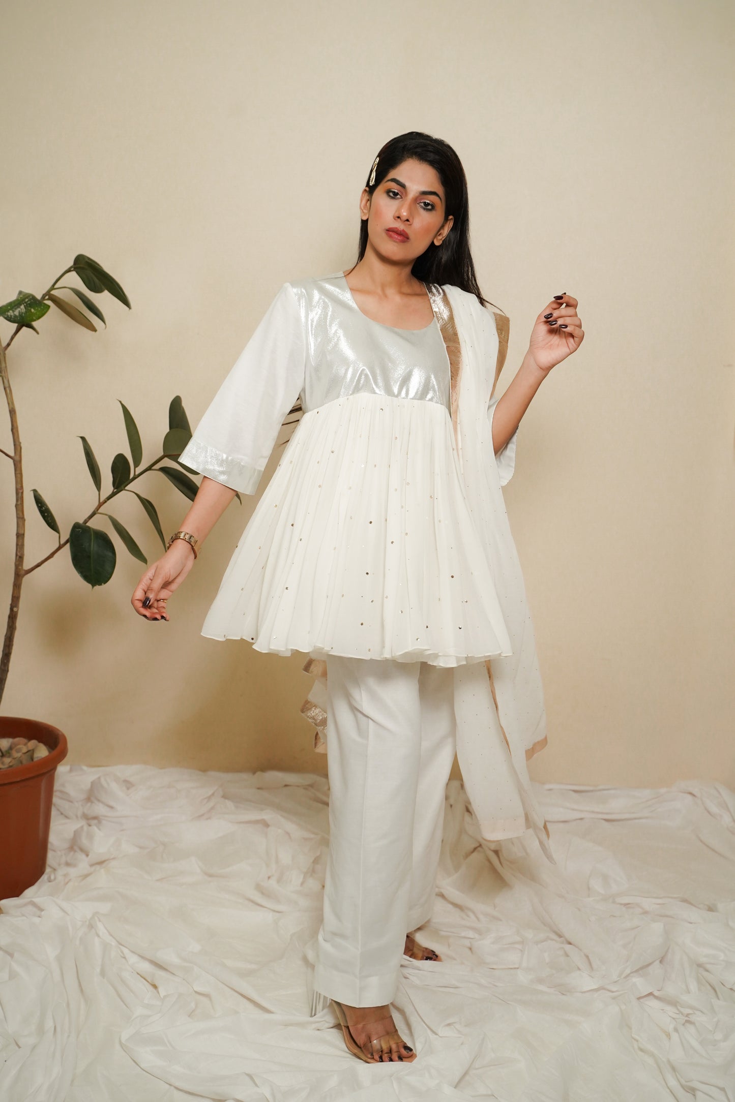 MUKAISH ANARKALI KURTI SET