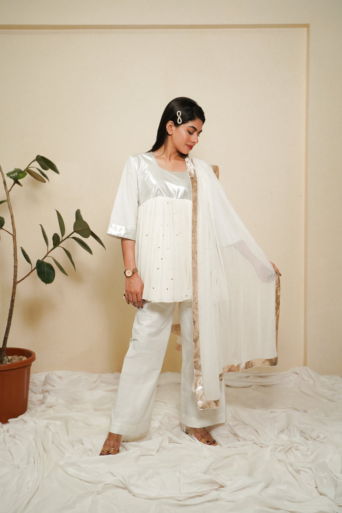 MUKAISH ANARKALI KURTI SET