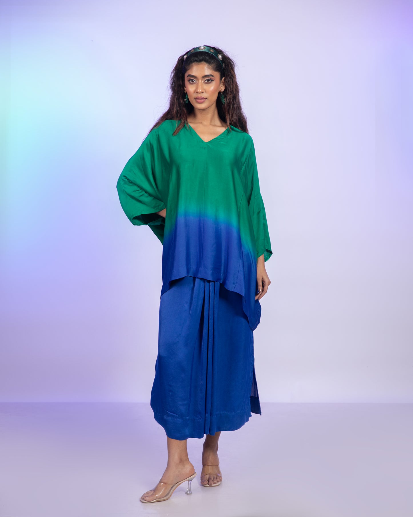 GREEN & BLUE CO-ORD SET