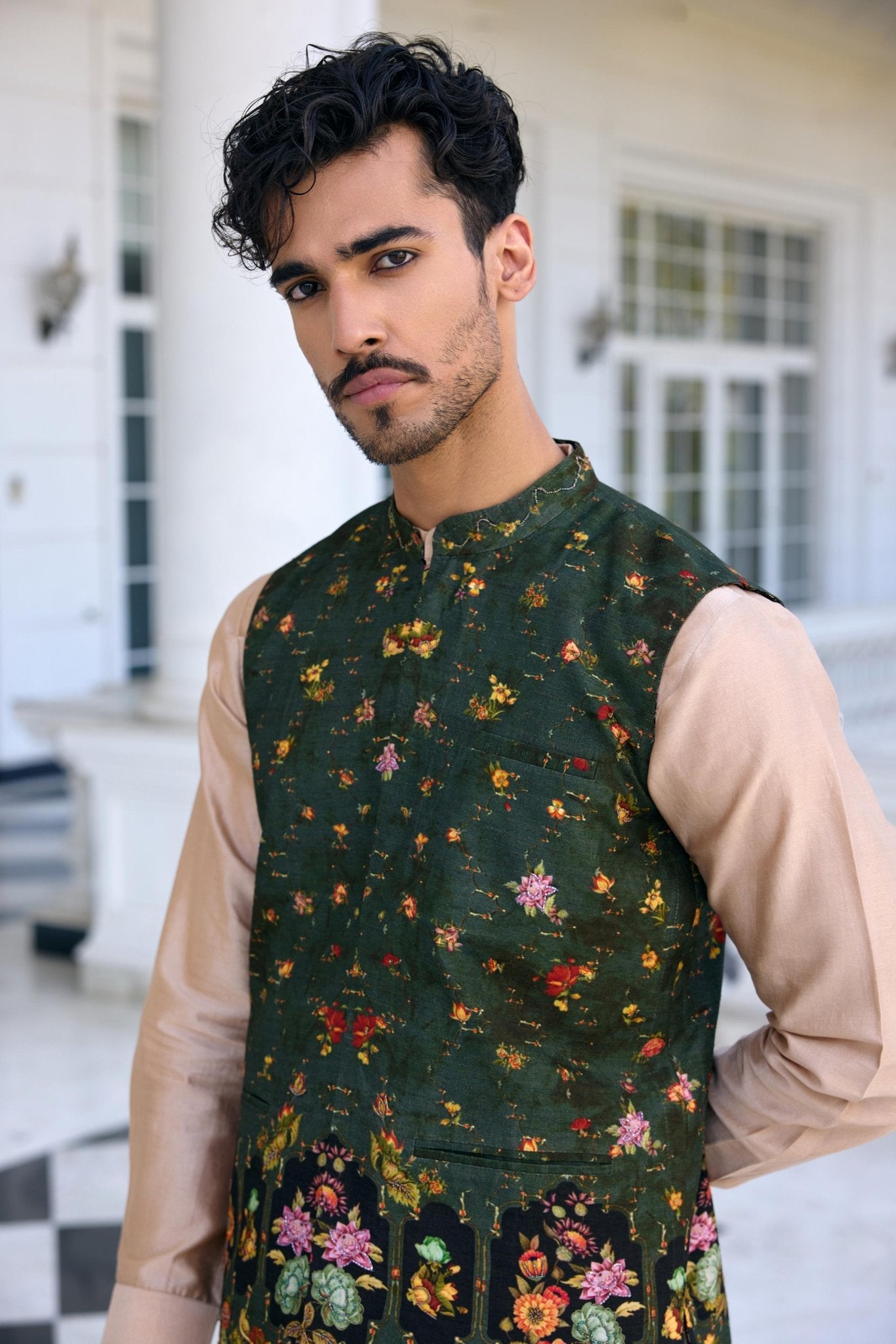 REHYAN BANDI SET - White Maison de Couture
