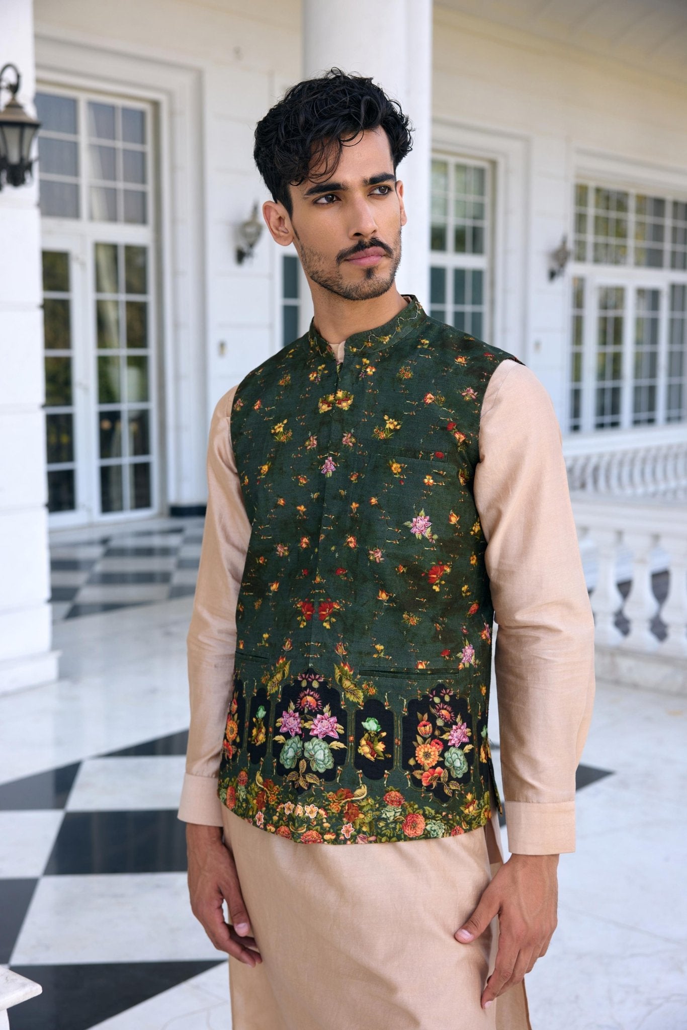 REHYAN BANDI SET - White Maison de Couture