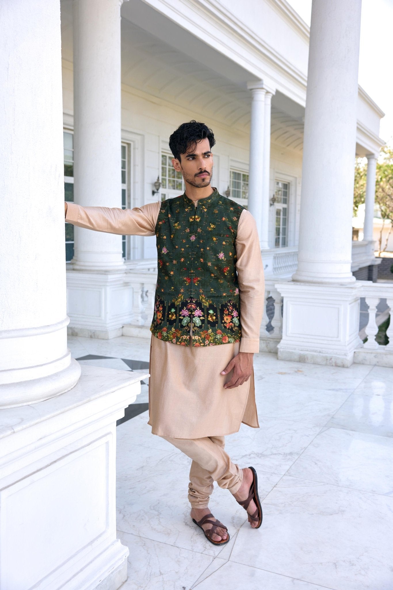 REHYAN BANDI SET - White Maison de Couture