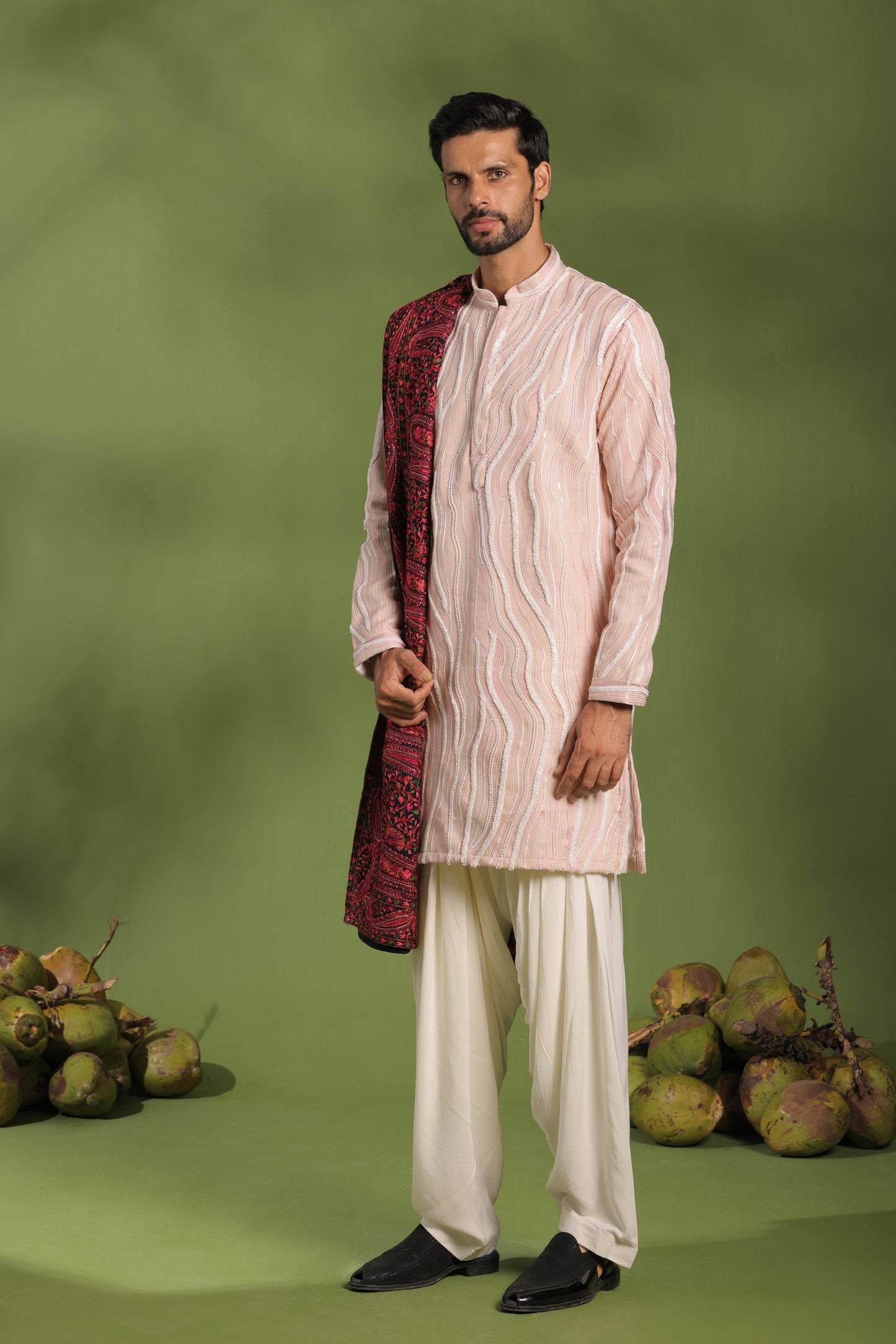 ANTYA PINK KURTA PATIYALA SET WITH DUPATTA