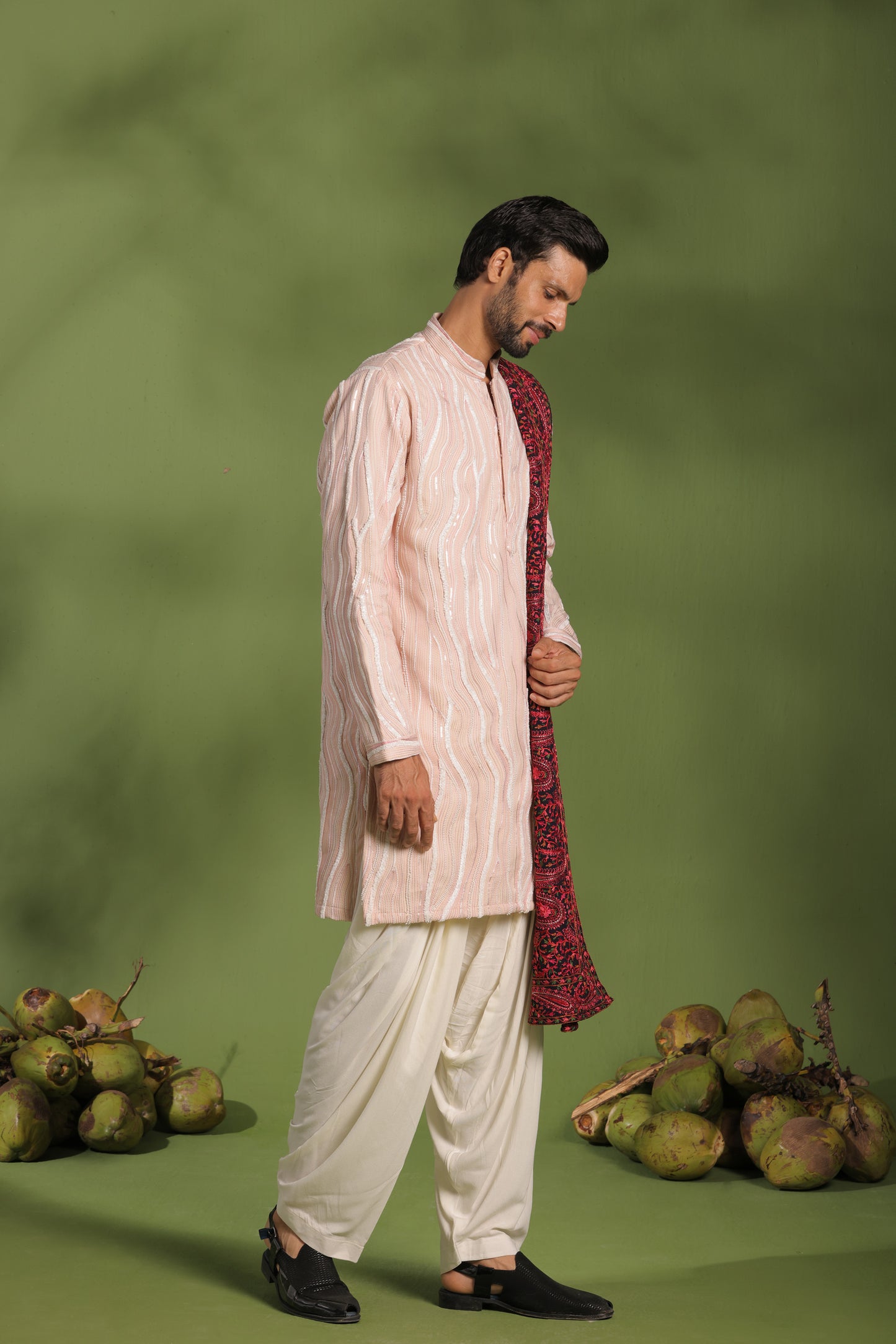 ANTYA PINK KURTA PATIYALA SET WITH DUPATTA