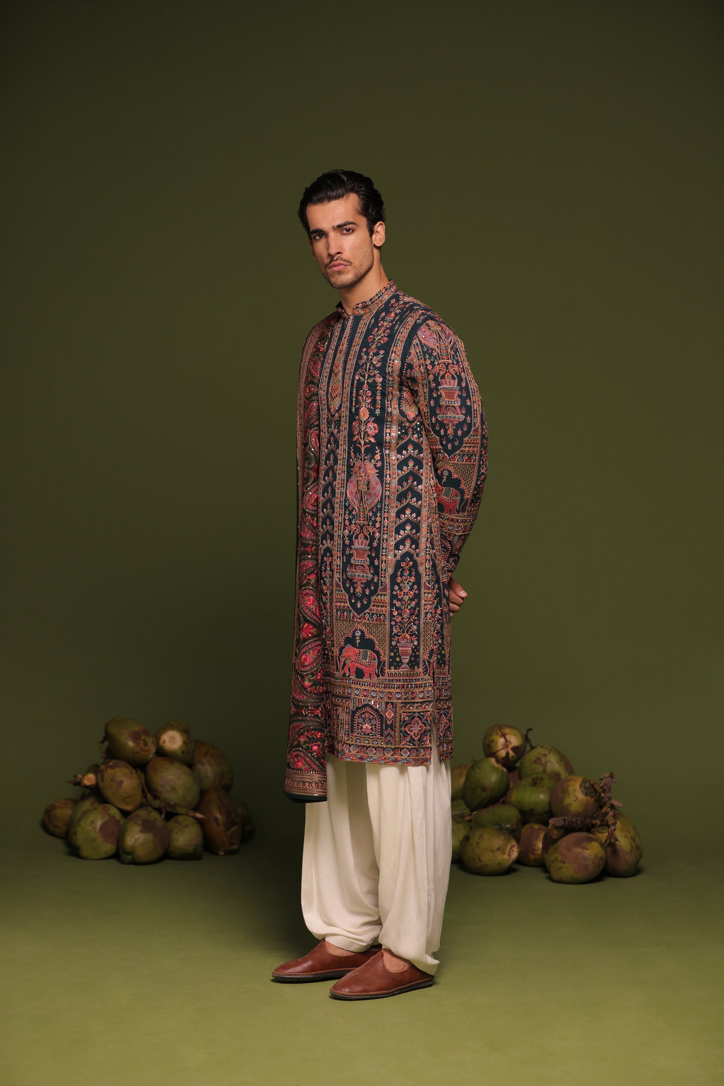 TARANJ MULTI KURTA PATIYALA SET WITH DUPATTA