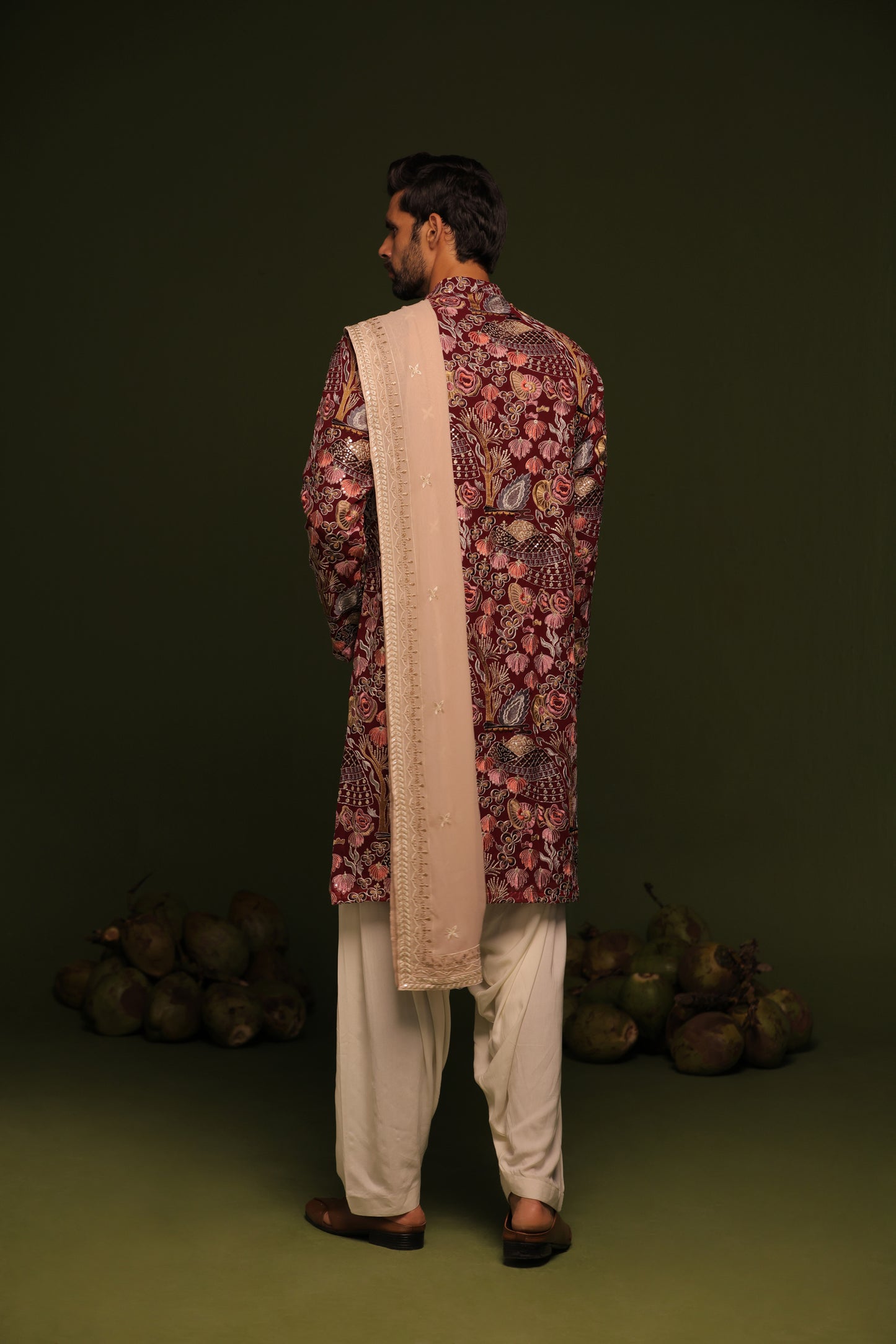 MAHIPAL MULTI KURTA PATIYALA SET WITH DUPATTA