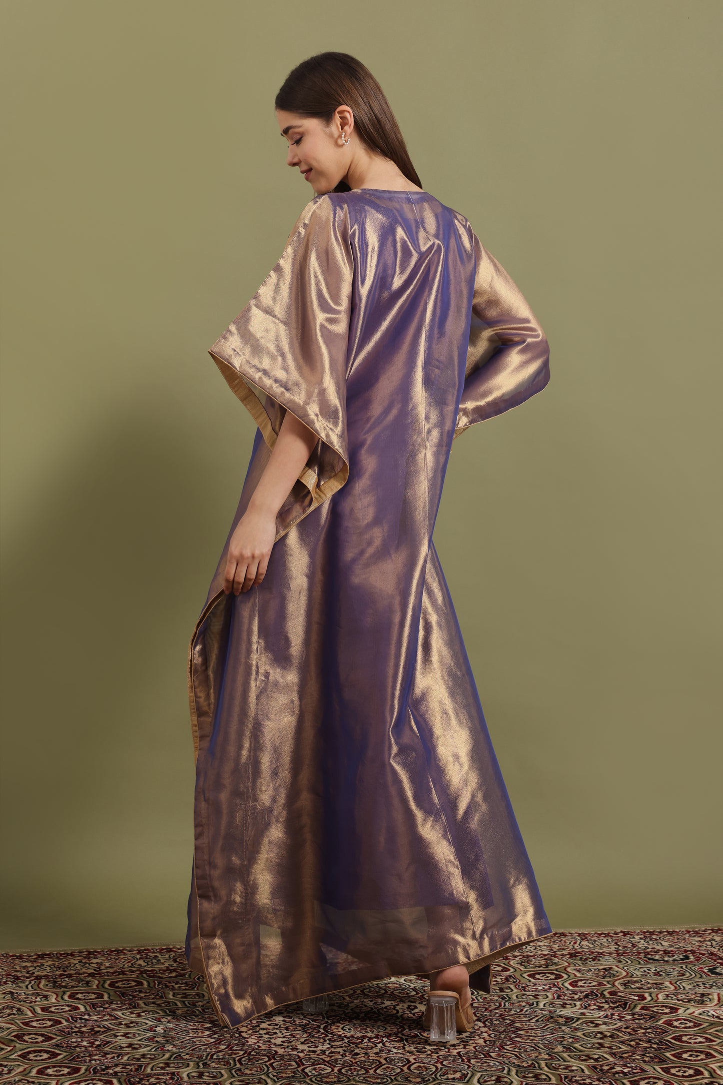 LAVENDER GOLD MAYURA KAFTAAN