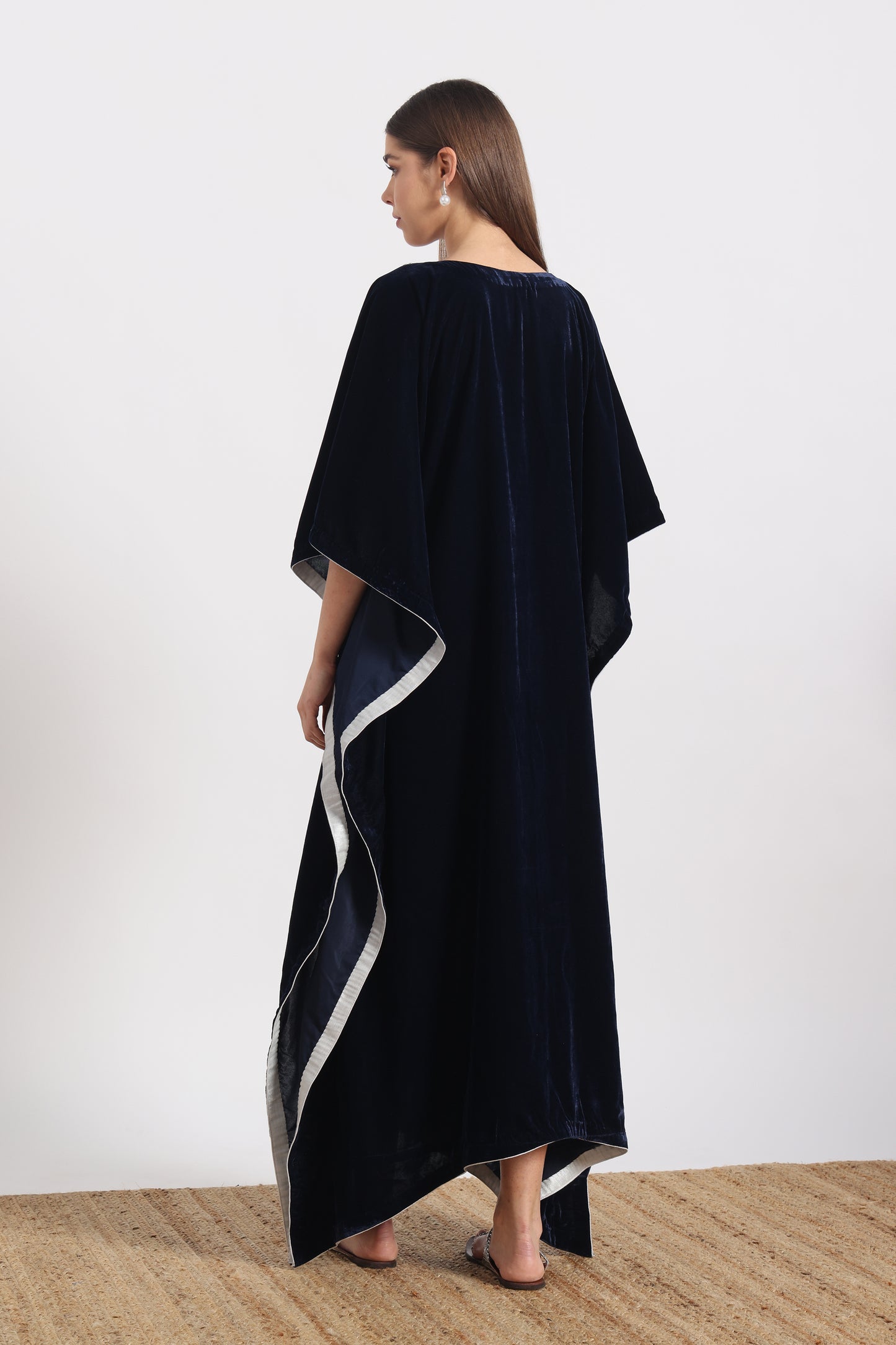 ROYAL BLUE MAYURA KAFTAAN