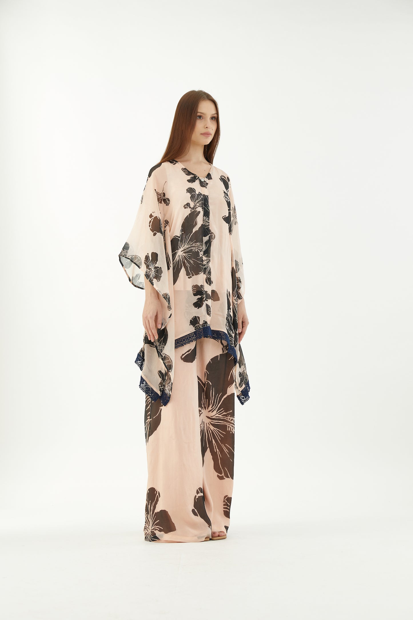 FLORAL KAFTAN PANTS