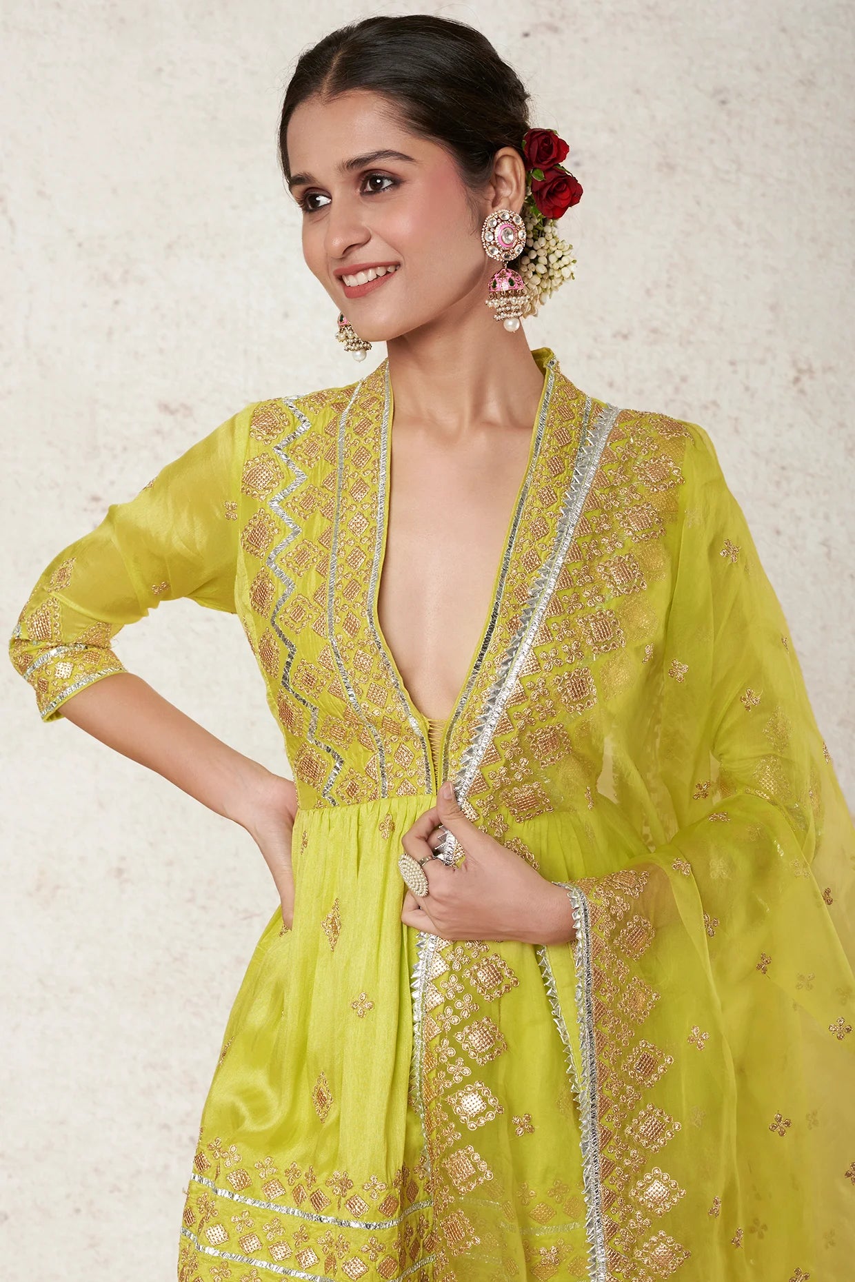 MINT GREEN DHOTI SET