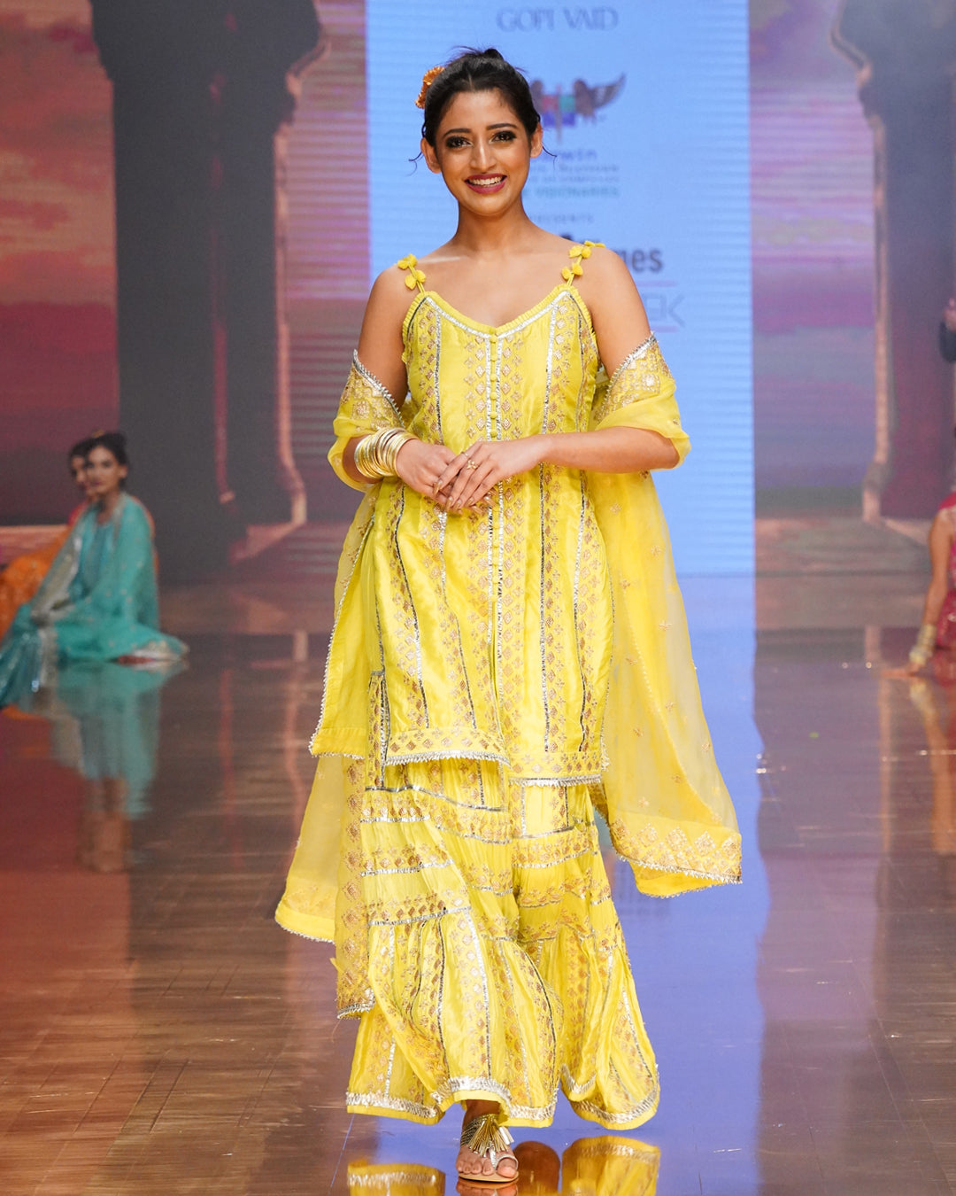 MINT GREEN SHARARA SET