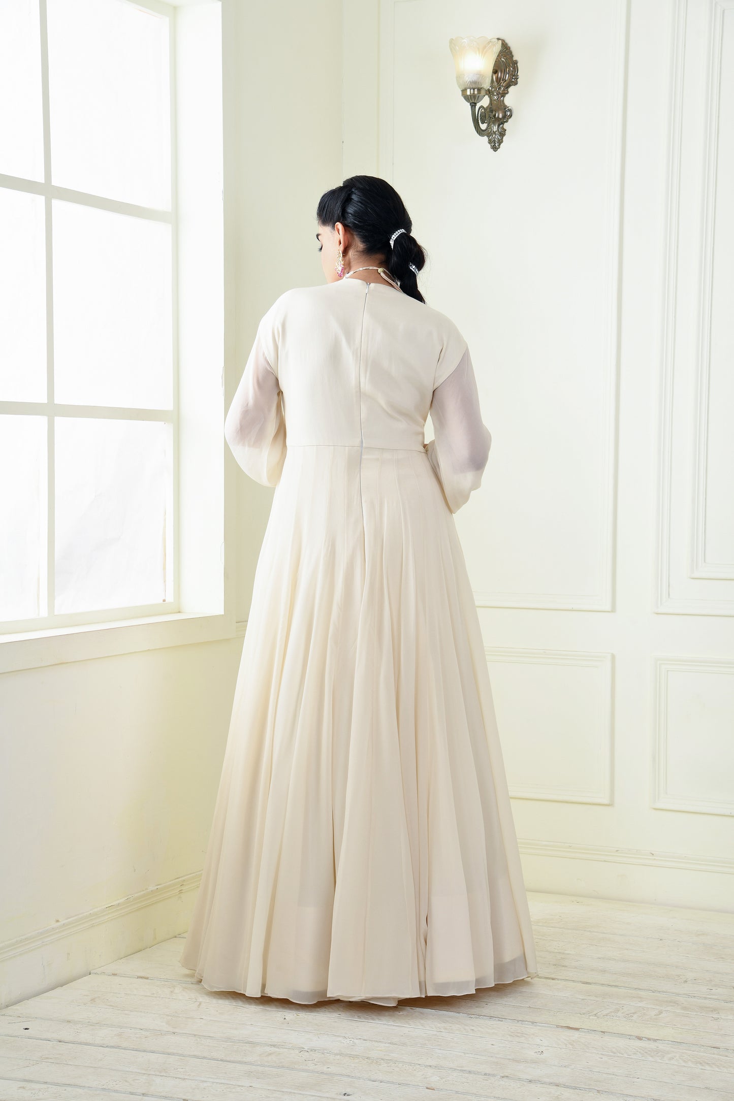 DIVINE LIGHT EMBROIDERED ANARKALI SET