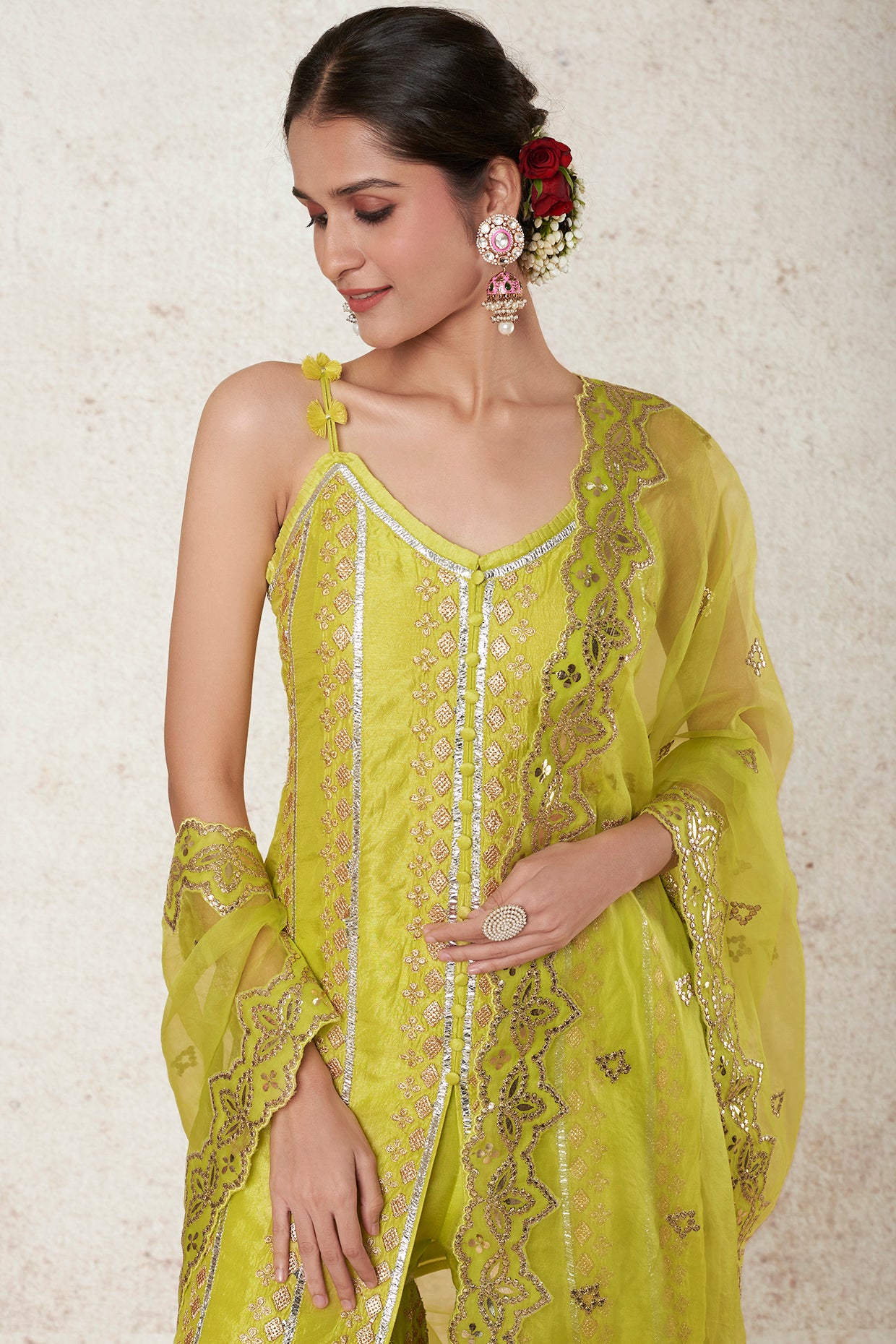 MINT GREEN SHARARA SET