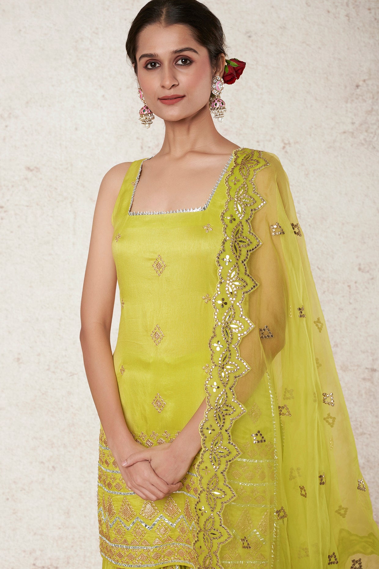 MINT GREEN SHARARA SET