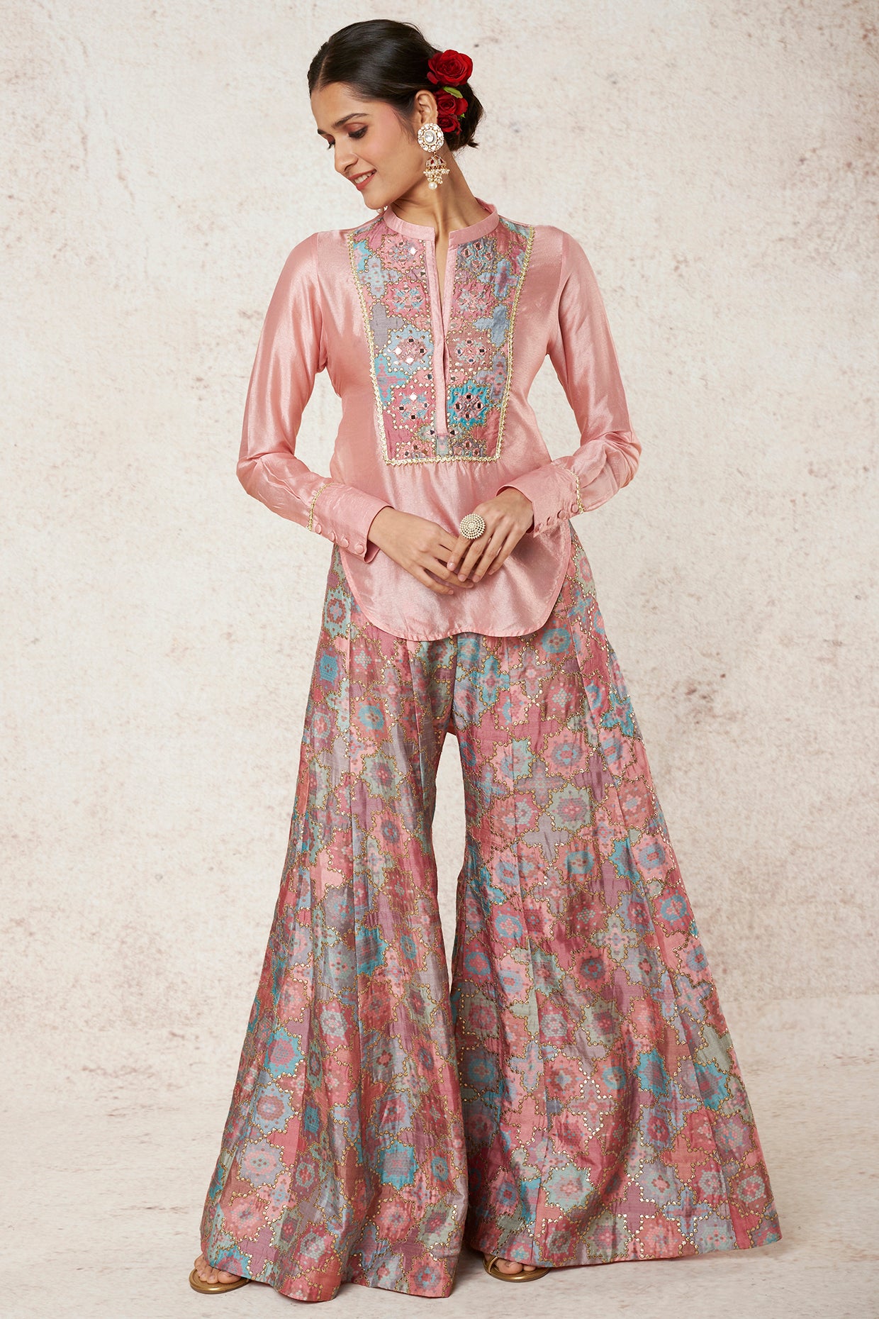 BLUSH PINK PANT SET